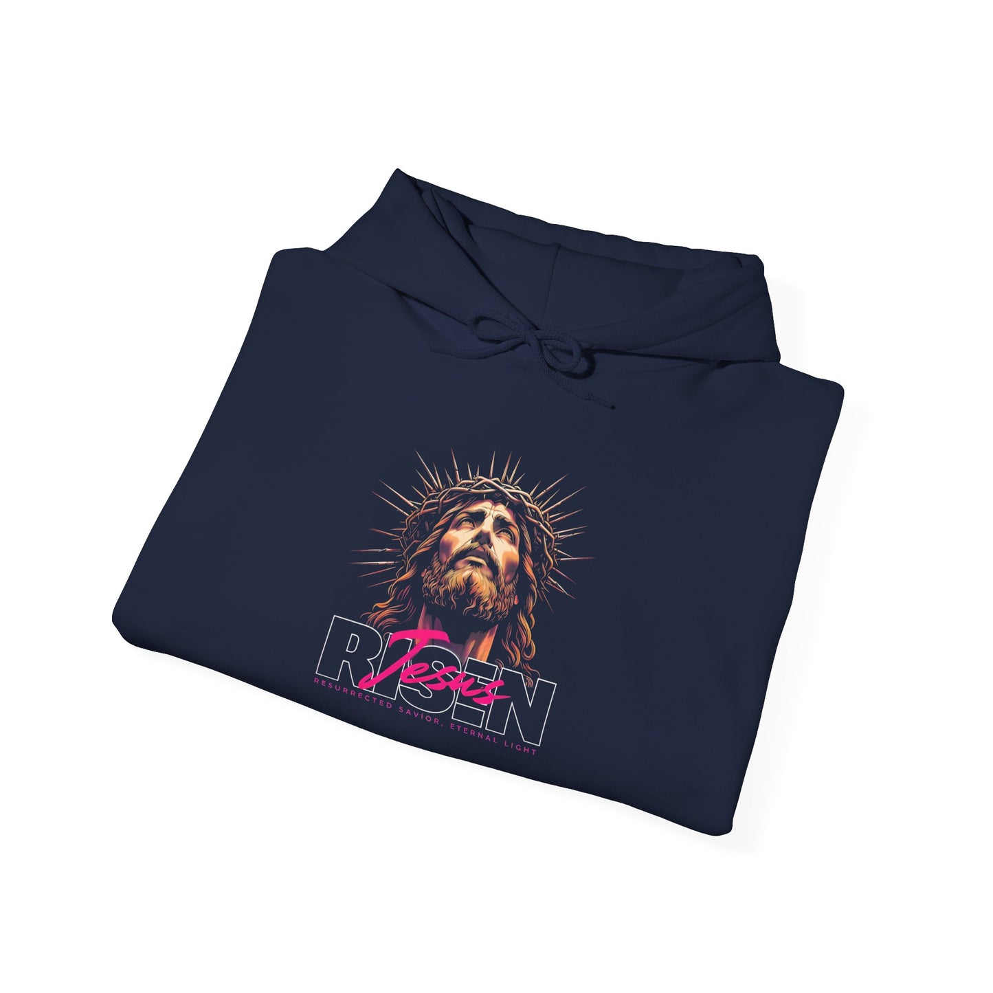 Risen Jesus Graphic Hooded Sweatshirt - Unisex Heavy Blend™