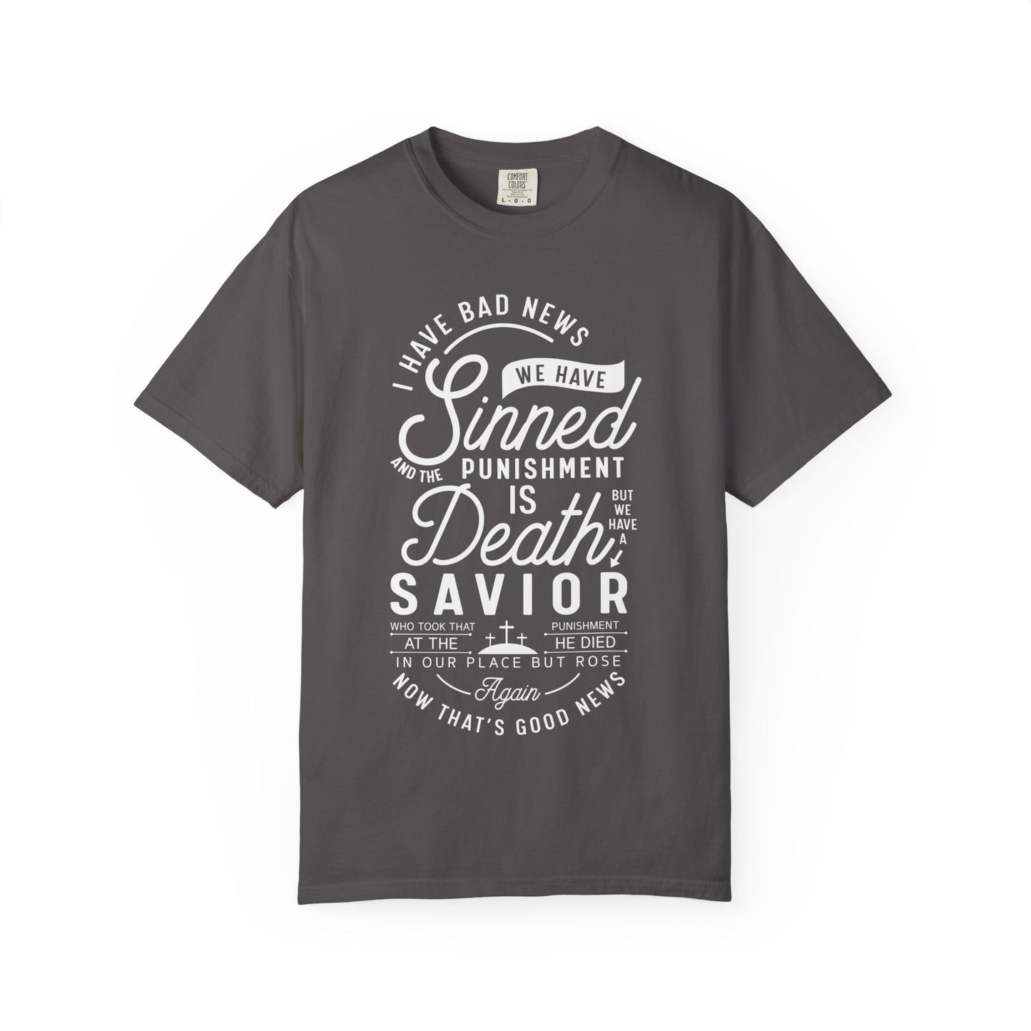 Faith-Inspired Garment-Dyed T-Shirt, Inspirational Tee, Christian Apparel, Casual Wear, Religious Gifts, Everyday Fashion