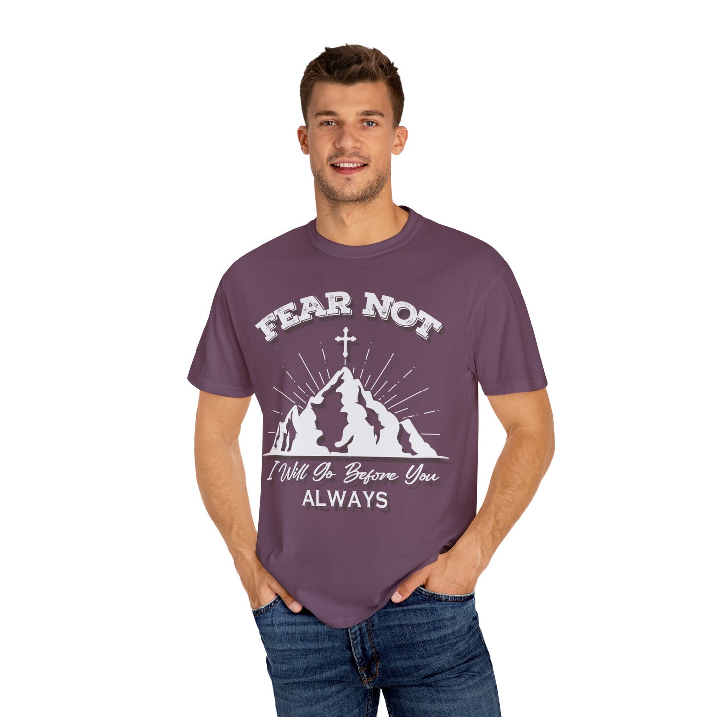Fear Not Faith-Inspired Unisex Garment-Dyed T-Shirt