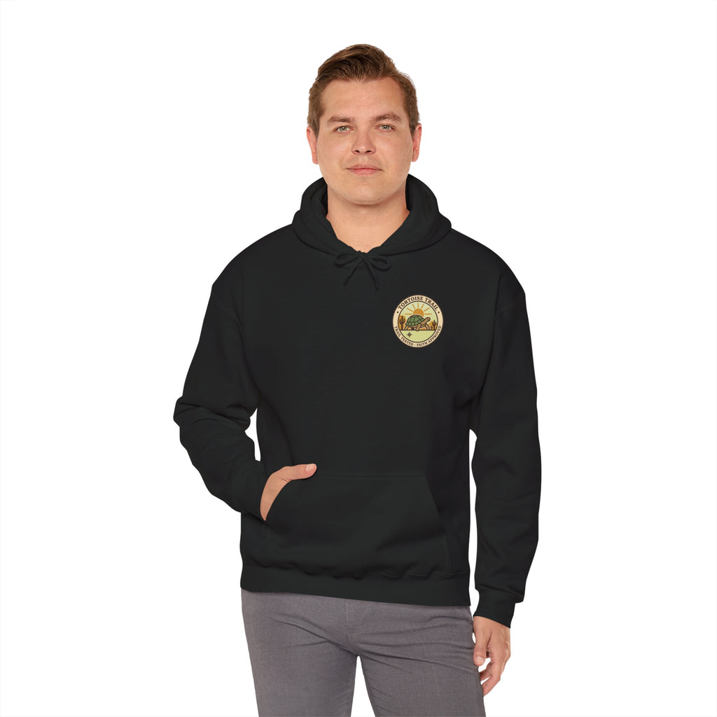 Trail Tested Hoodie — 'Trail Tested Faith Approved' Mountain Adventure Sweatshirt