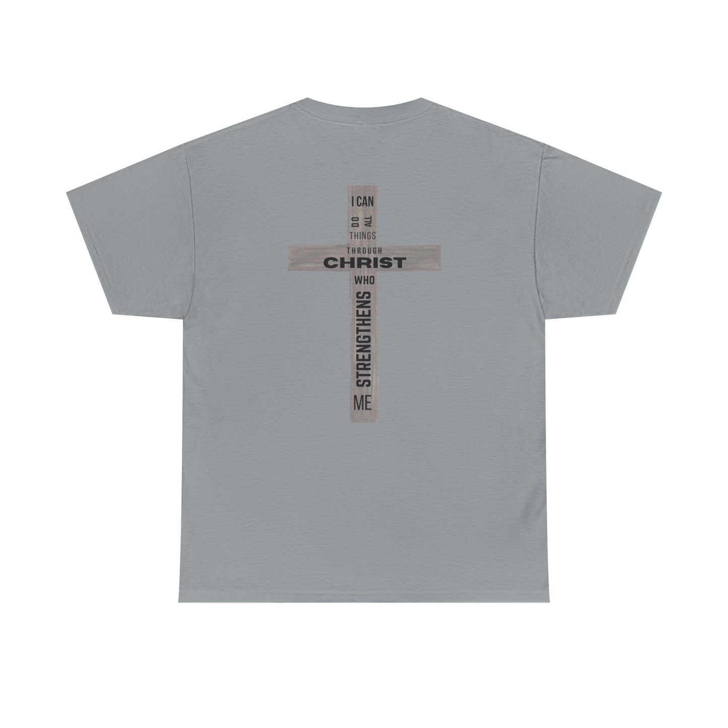 Faith-Inspired Tee - 'I Can Do All Things Through Christ'