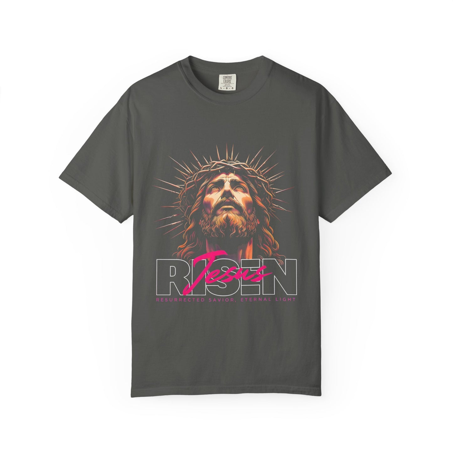 Unisex Jesus Graphic T-Shirt - Resurrected Savior, Eternal Light