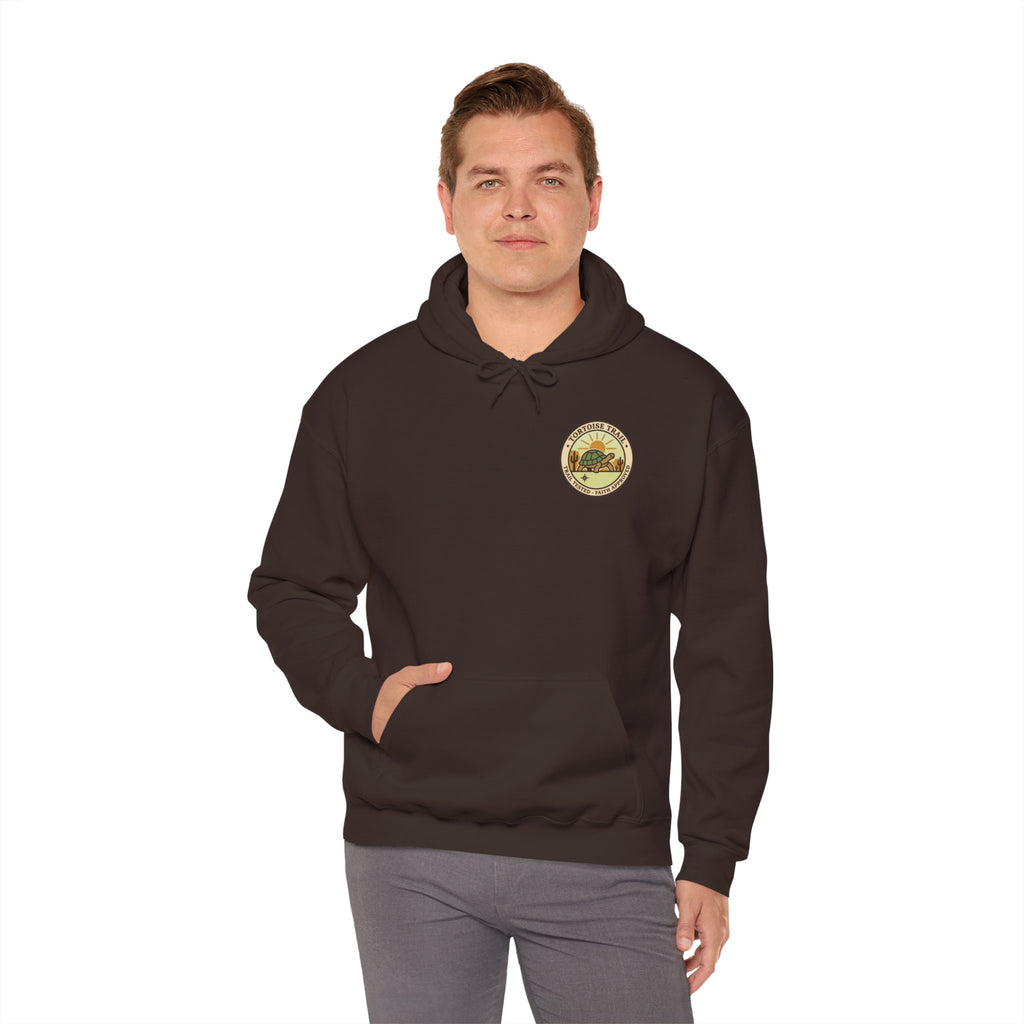 Trail Tested Hoodie — 'Trail Tested Faith Approved' Mountain Adventure Sweatshirt