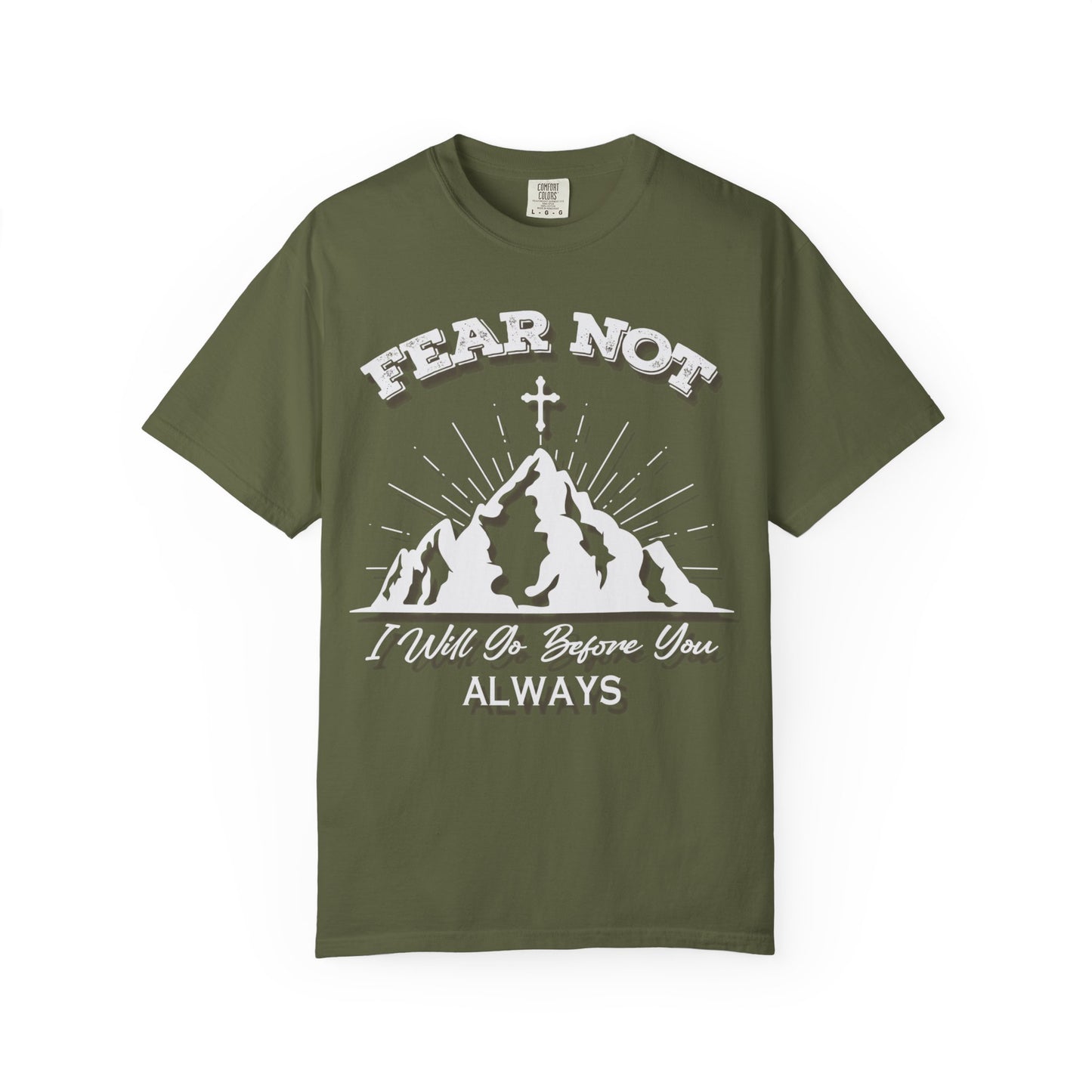 Fear Not Faith-Inspired Unisex Garment-Dyed T-Shirt