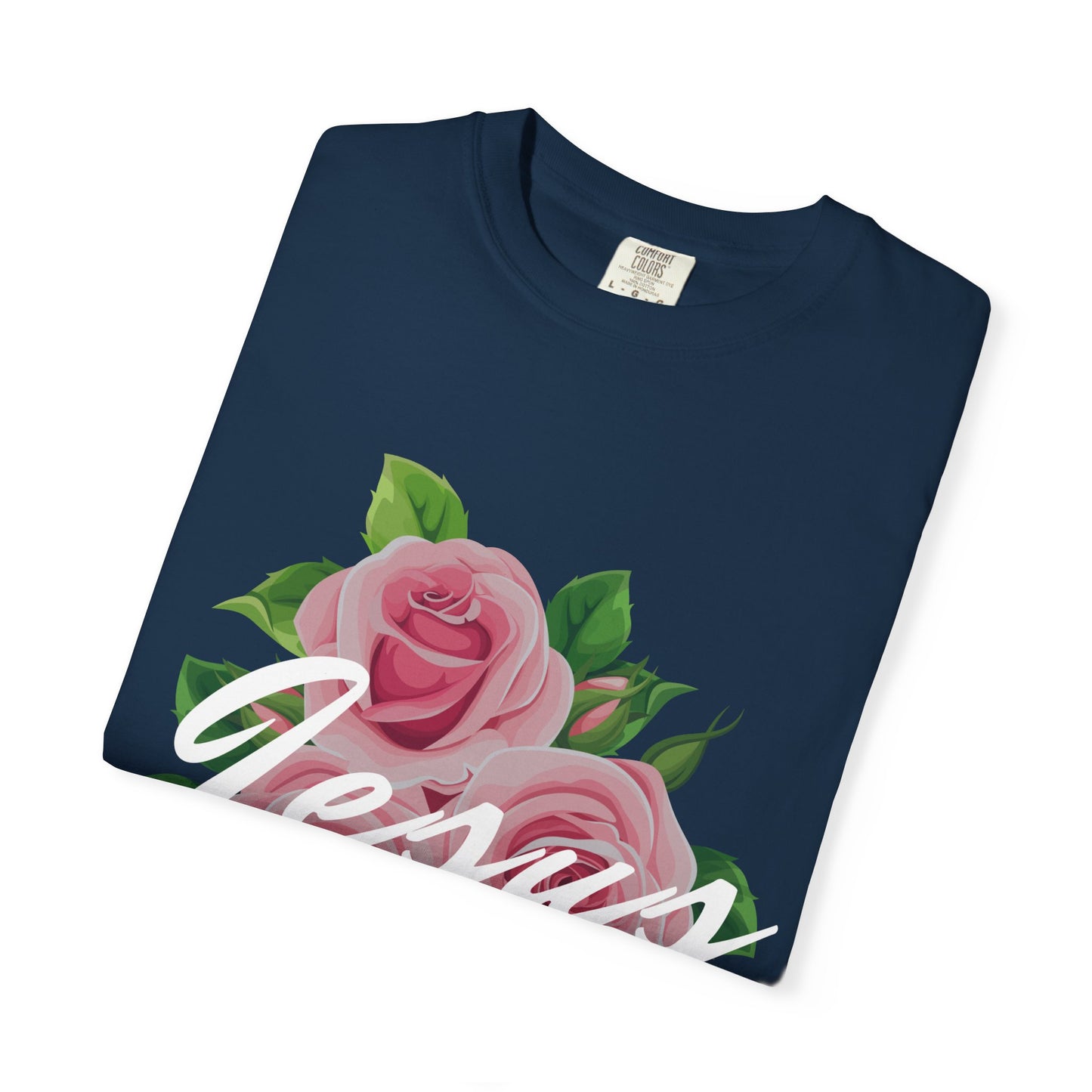 Jesus Floral T-shirt, Vintage Shirt, Christian Apparel, Flower Graphic Tee, Faith-based Gift, Unisex Fashion