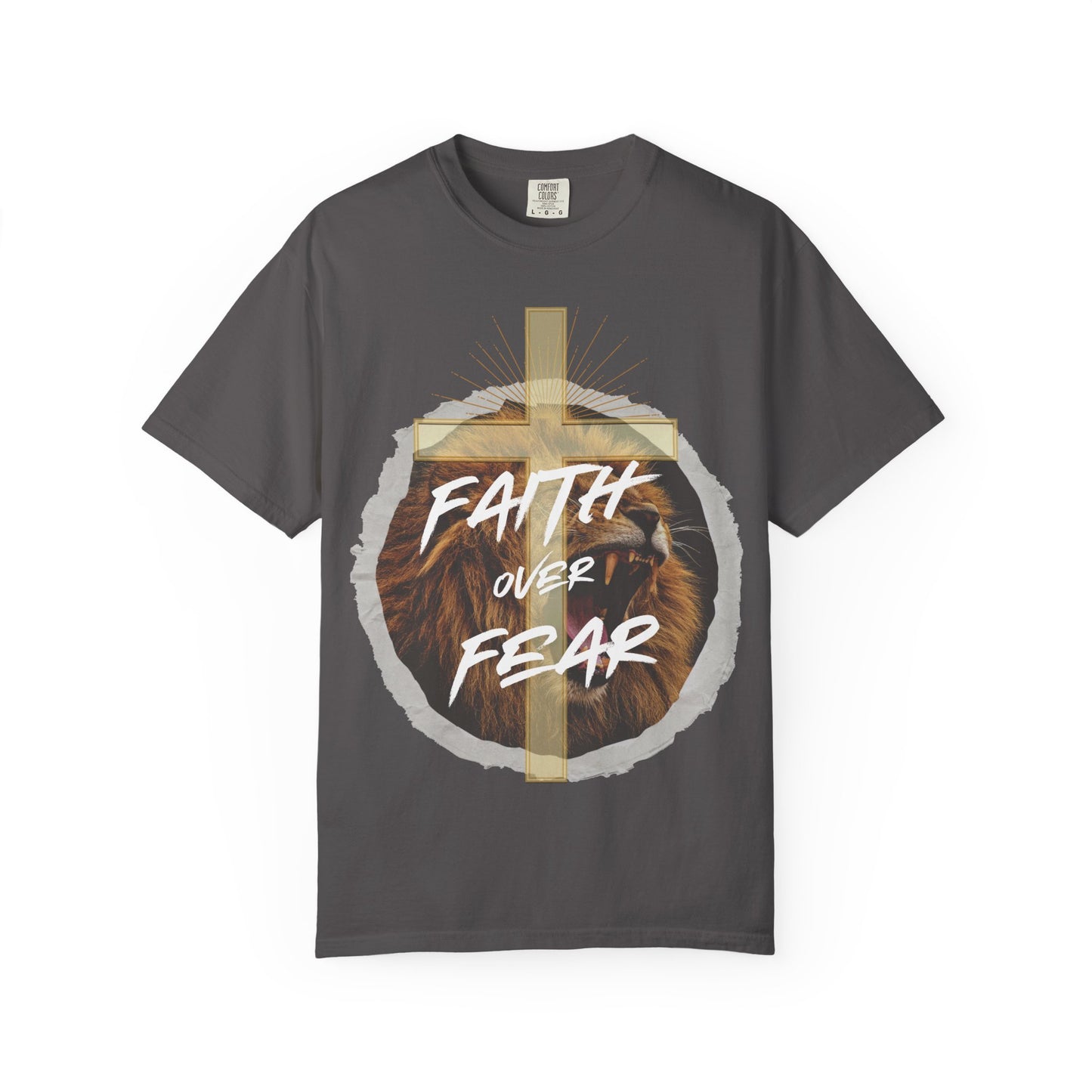 Faith over Fear Lion T-Shirt