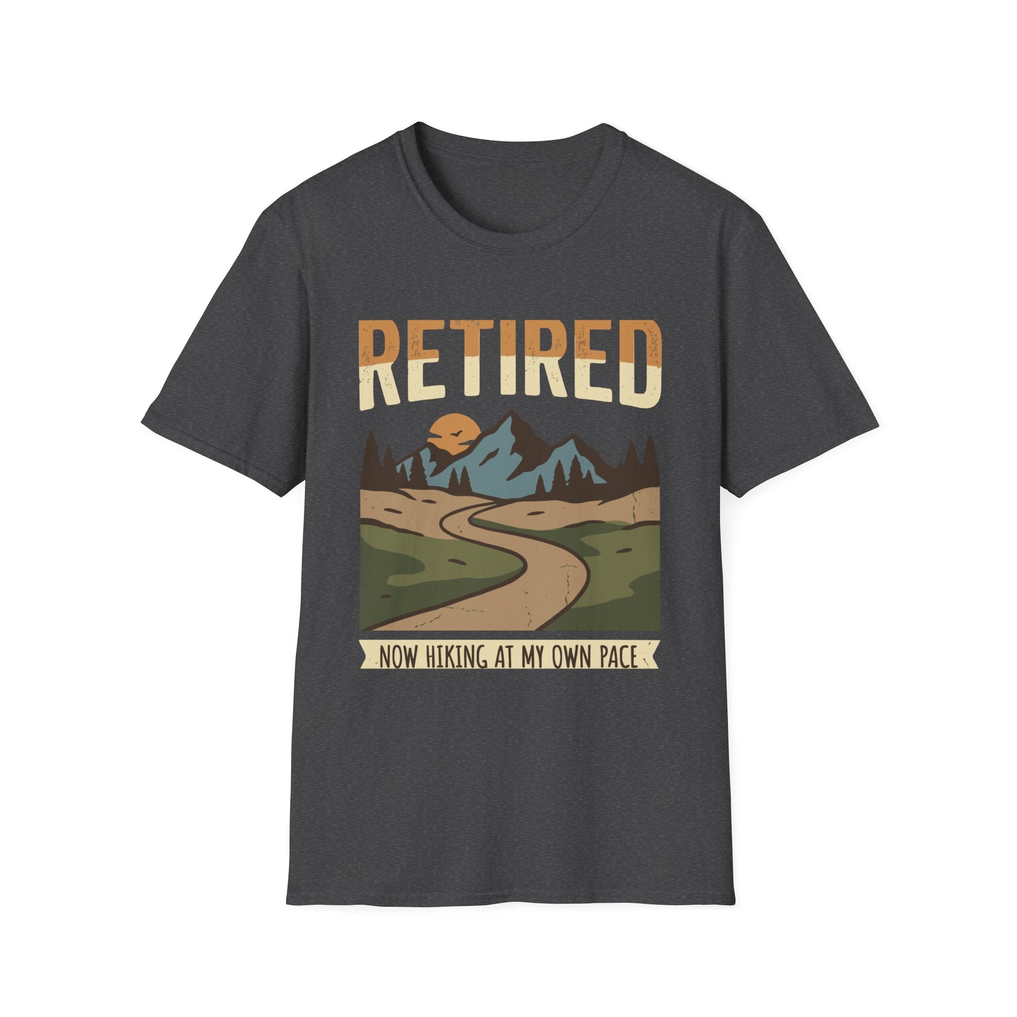 Retired Hiking My Own Pace Tee Shirt
