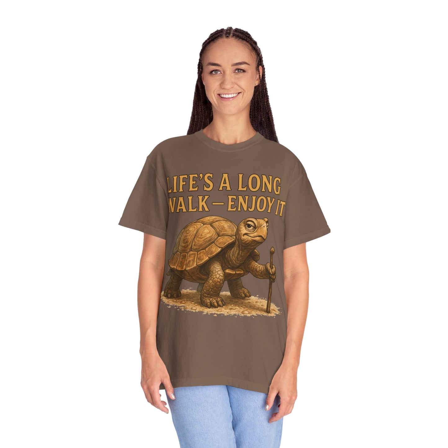 T-shirt - Slow and Methodical Tortoise Design