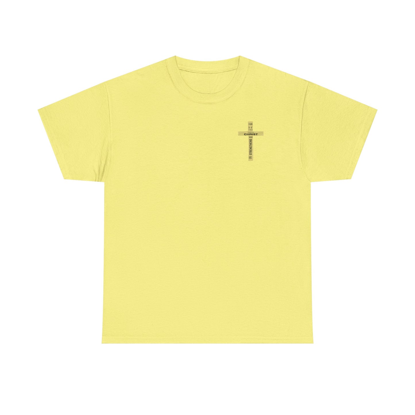 Faith-Inspired Tee - 'I Can Do All Things Through Christ'