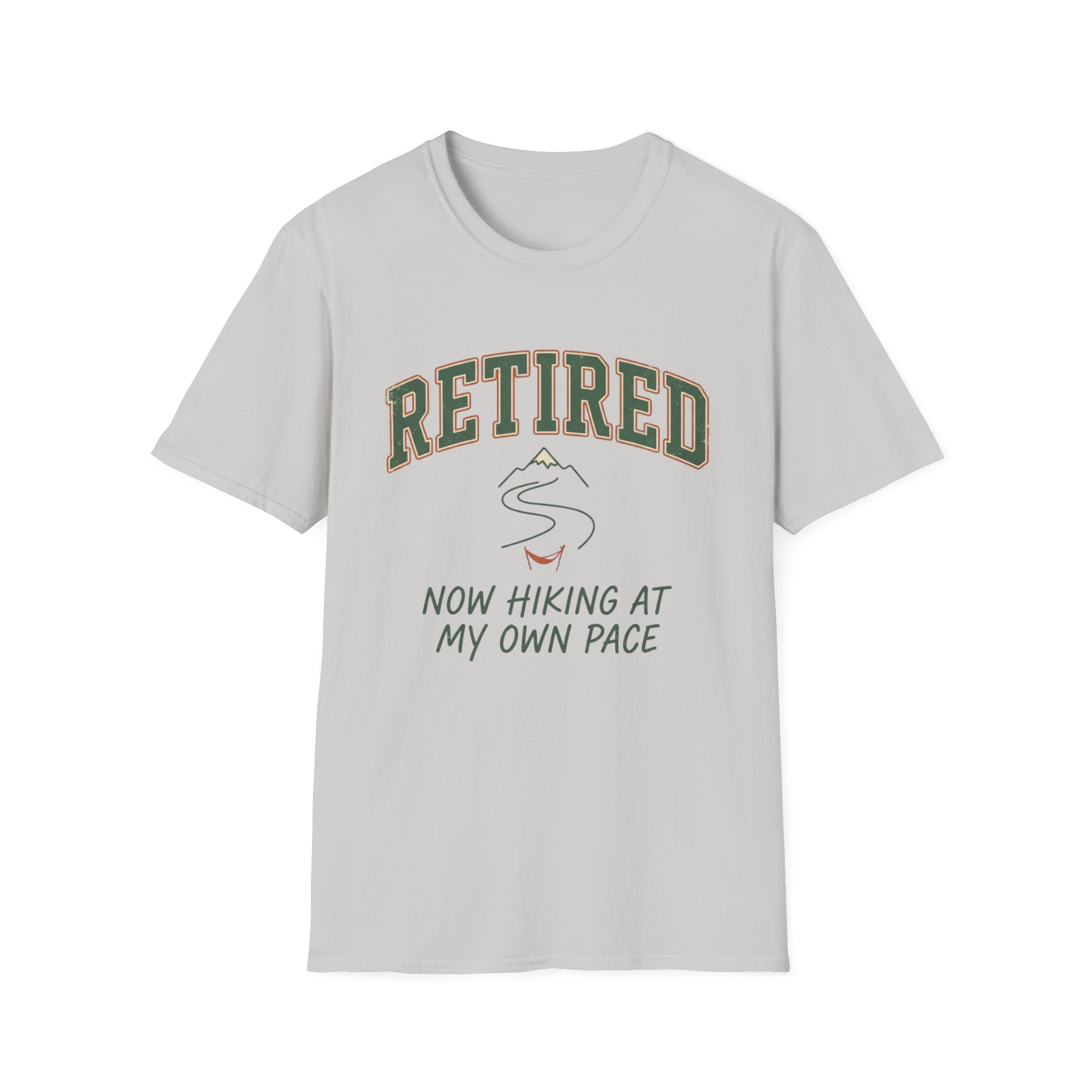 Retired Hiking at my own Pace Tee Shirt
