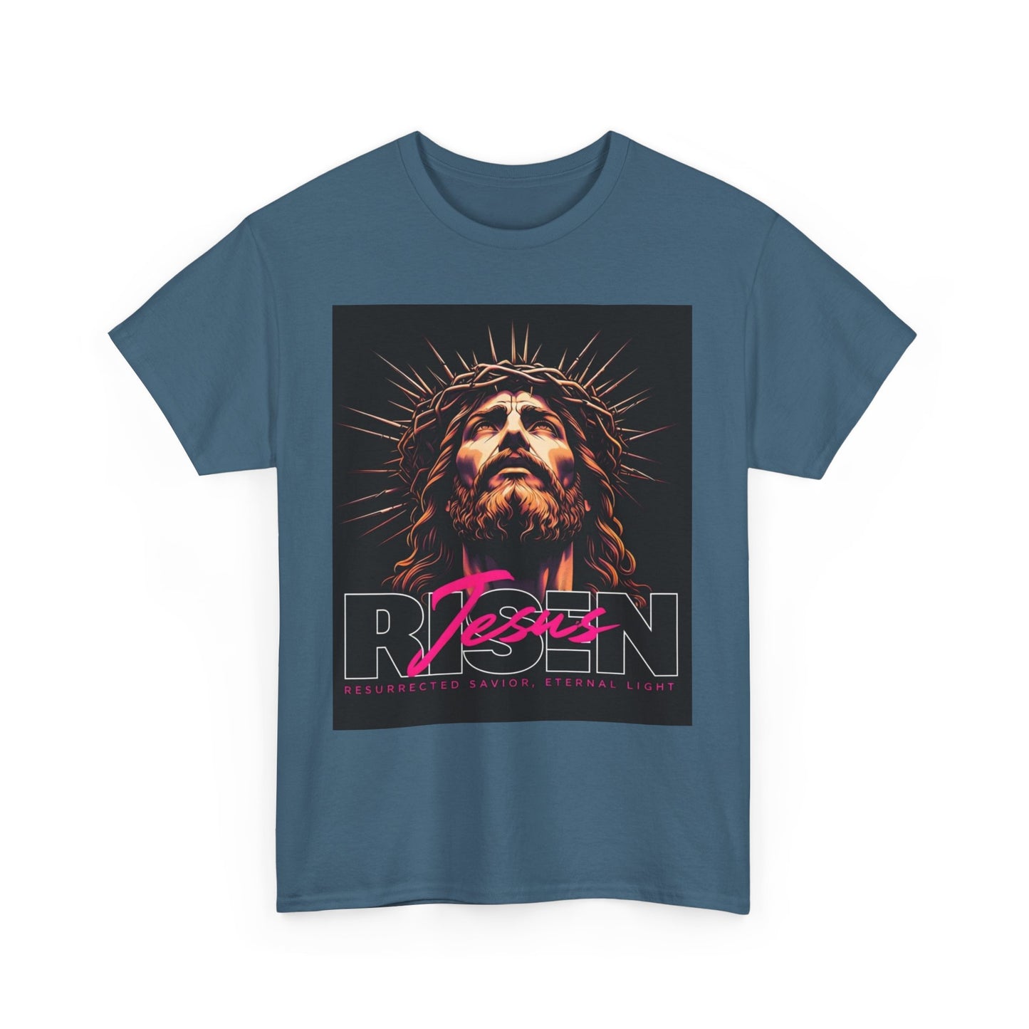 Faith Inspired Unisex Heavy Cotton Tee - Jesus Design