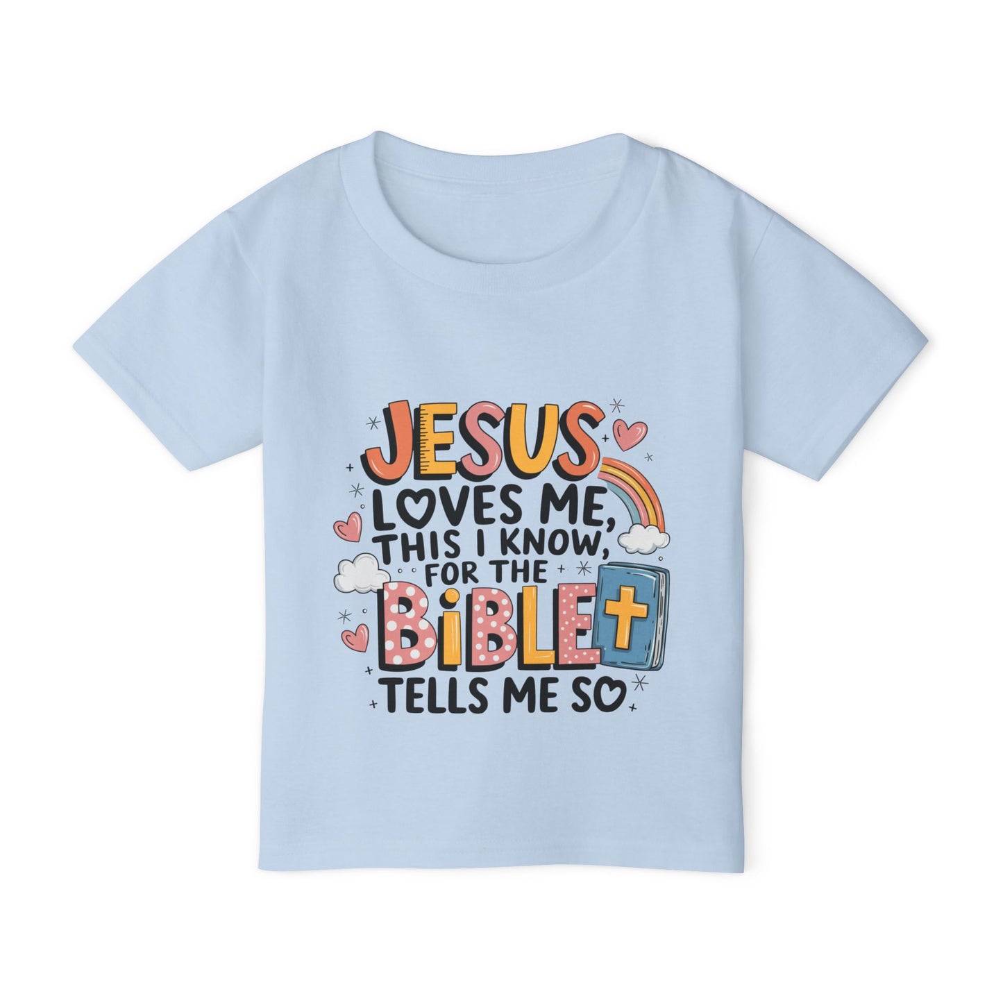 Jesus Loves Me This I Know - Heavy Cotton™ Toddler T-shirt