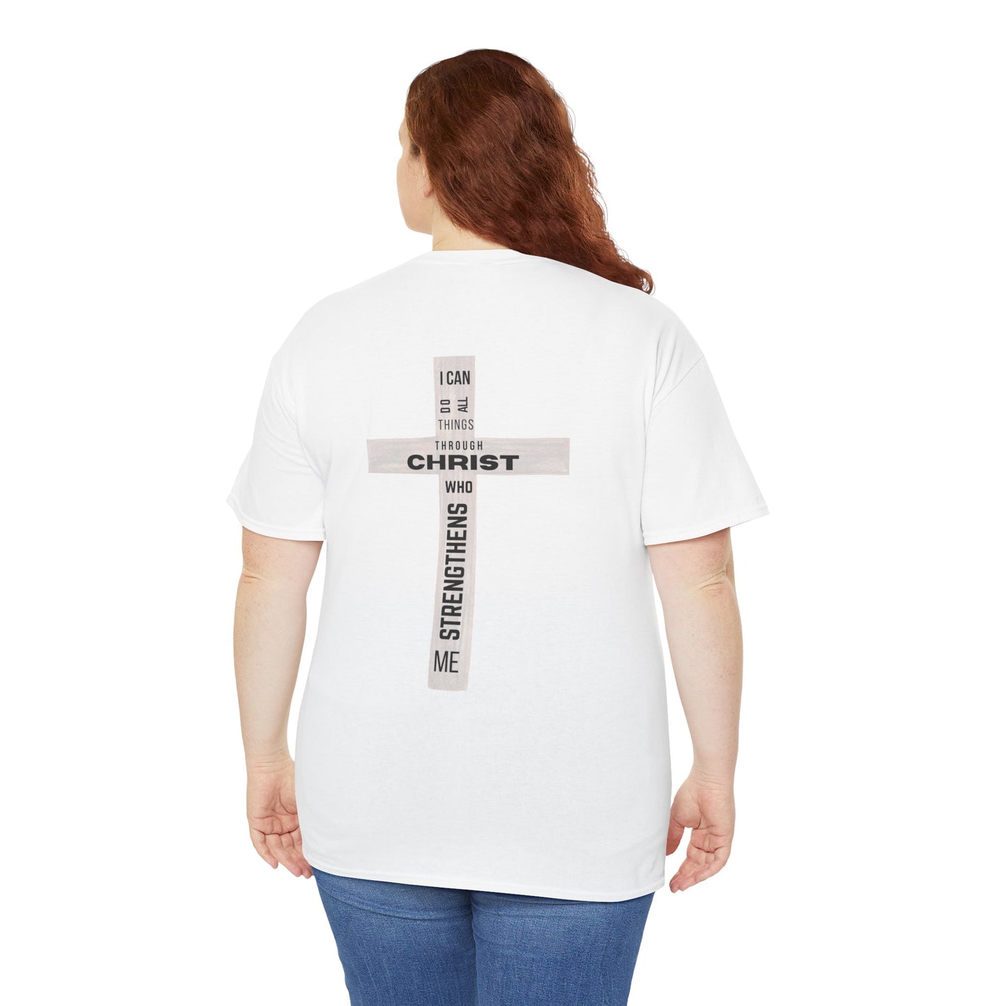 Faith-Inspired Tee - 'I Can Do All Things Through Christ'