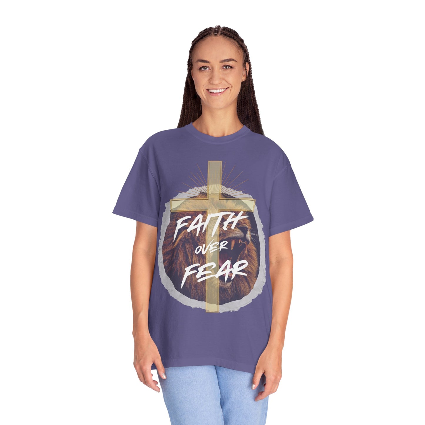 Faith over Fear Lion T-Shirt