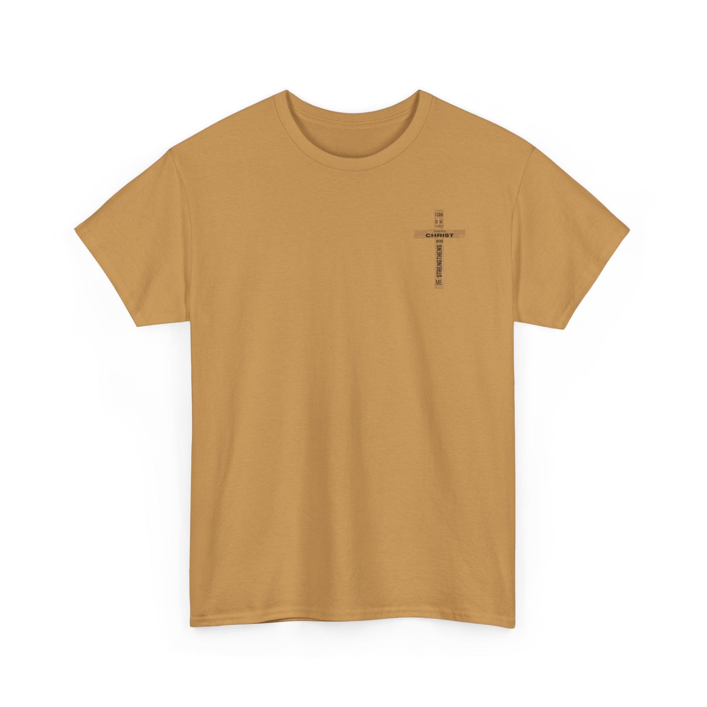 Faith-Inspired Tee - 'I Can Do All Things Through Christ'