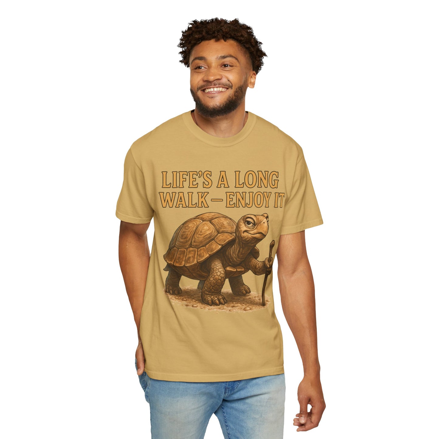 T-shirt - Slow and Methodical Tortoise Design