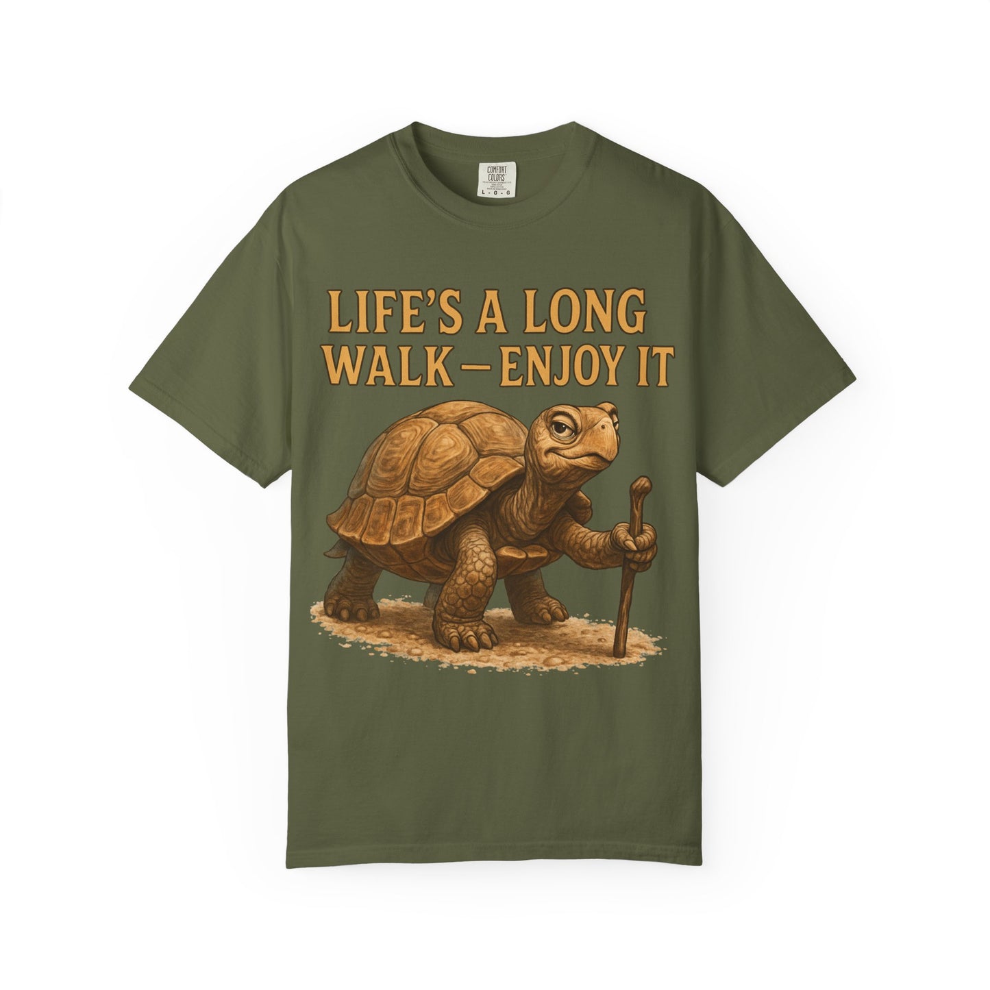 T-shirt - Slow and Methodical Tortoise Design