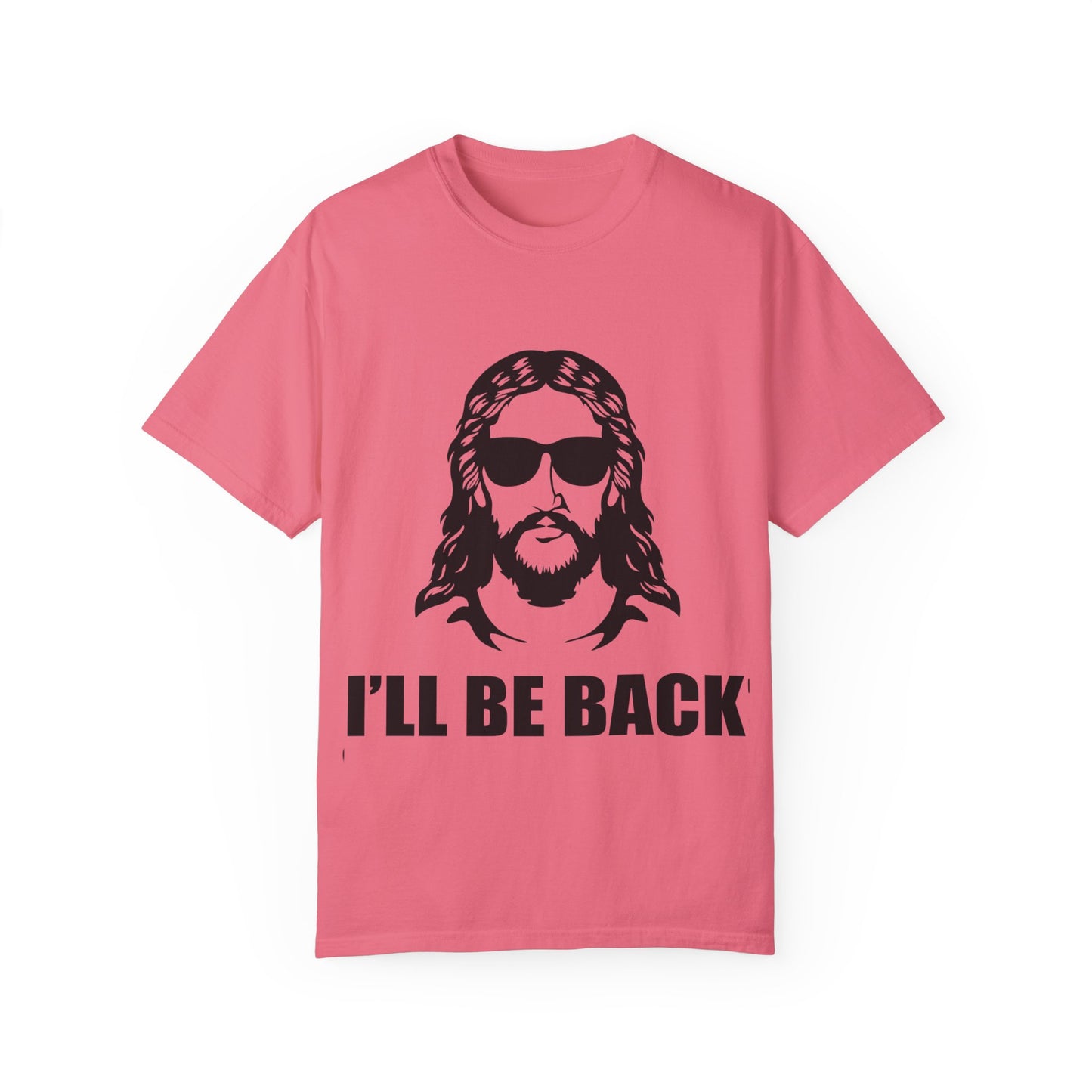 Humorous Jesus Unisex T-Shirt - 'I’ll Be Back' Graphic Tee
