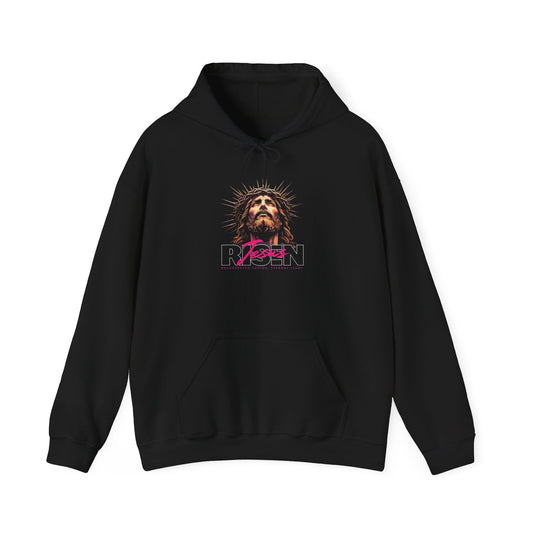 Risen Jesus Graphic Hooded Sweatshirt - Unisex Heavy Blend™