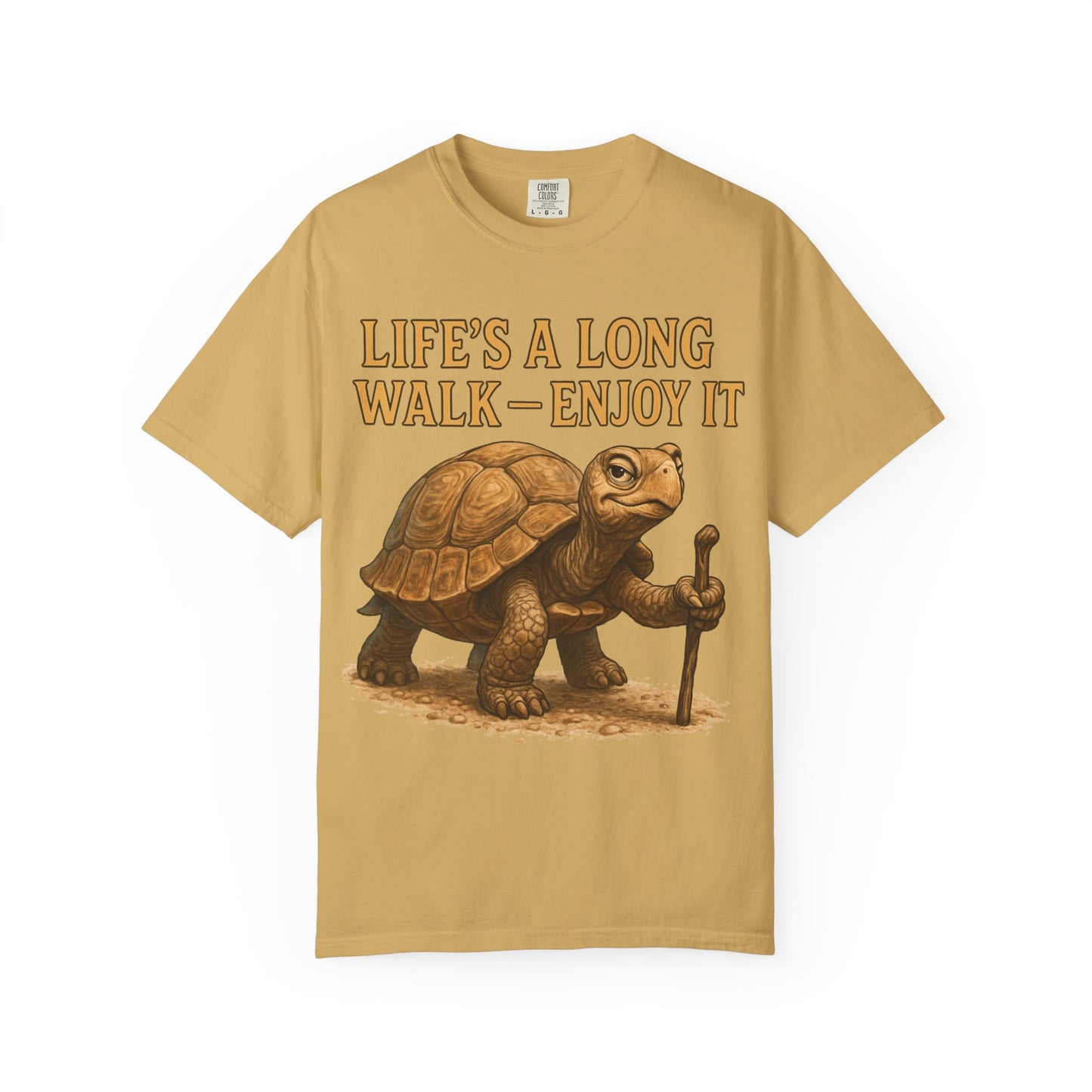 T-shirt - Slow and Methodical Tortoise Design