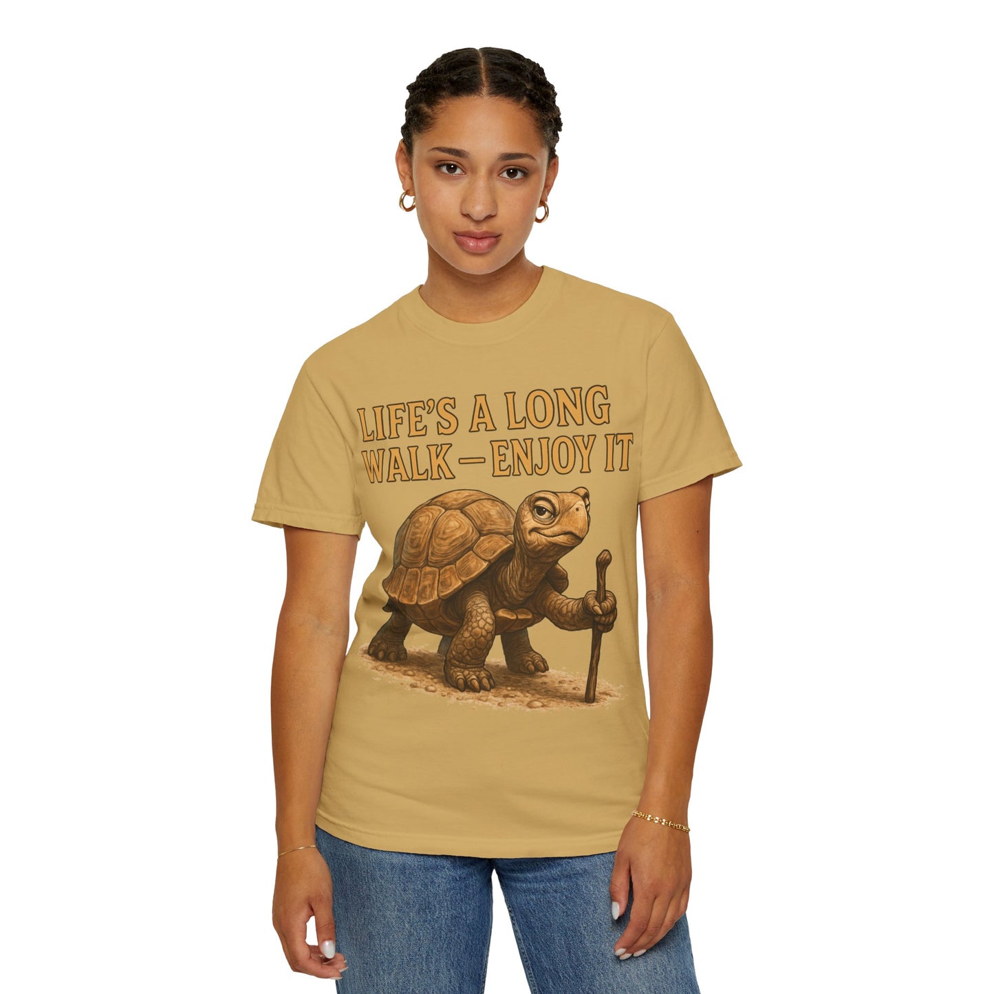 T-shirt - Slow and Methodical Tortoise Design