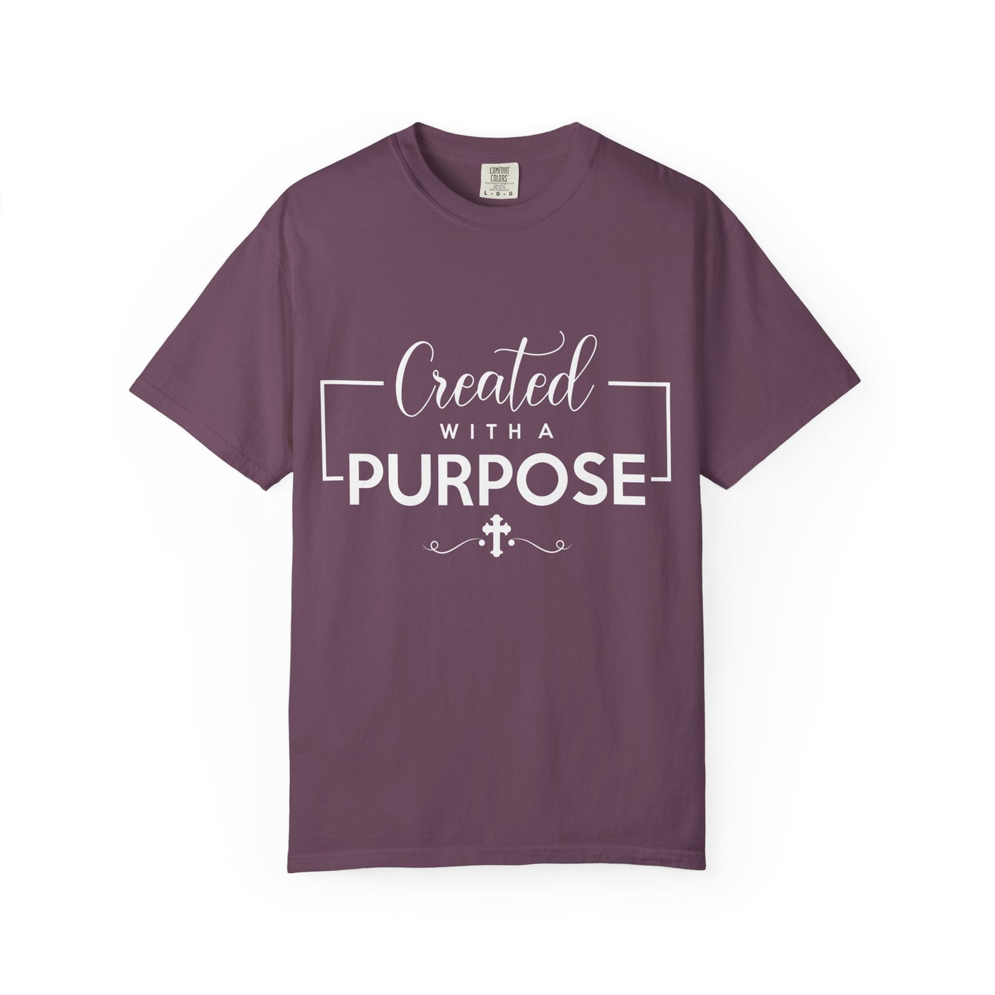 Created with a Purpose Unisex Garment-Dyed T-Shirt" Comfort Colors 1717