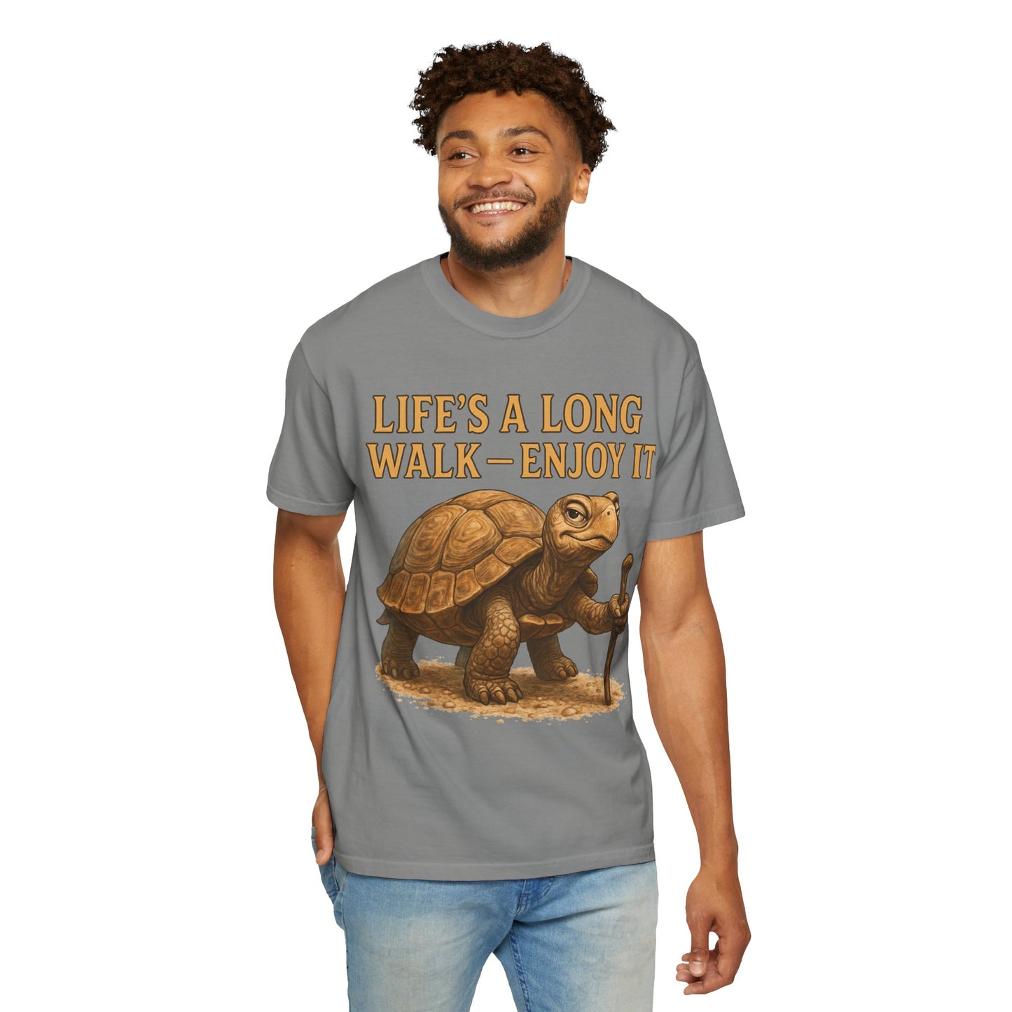 T-shirt - Slow and Methodical Tortoise Design