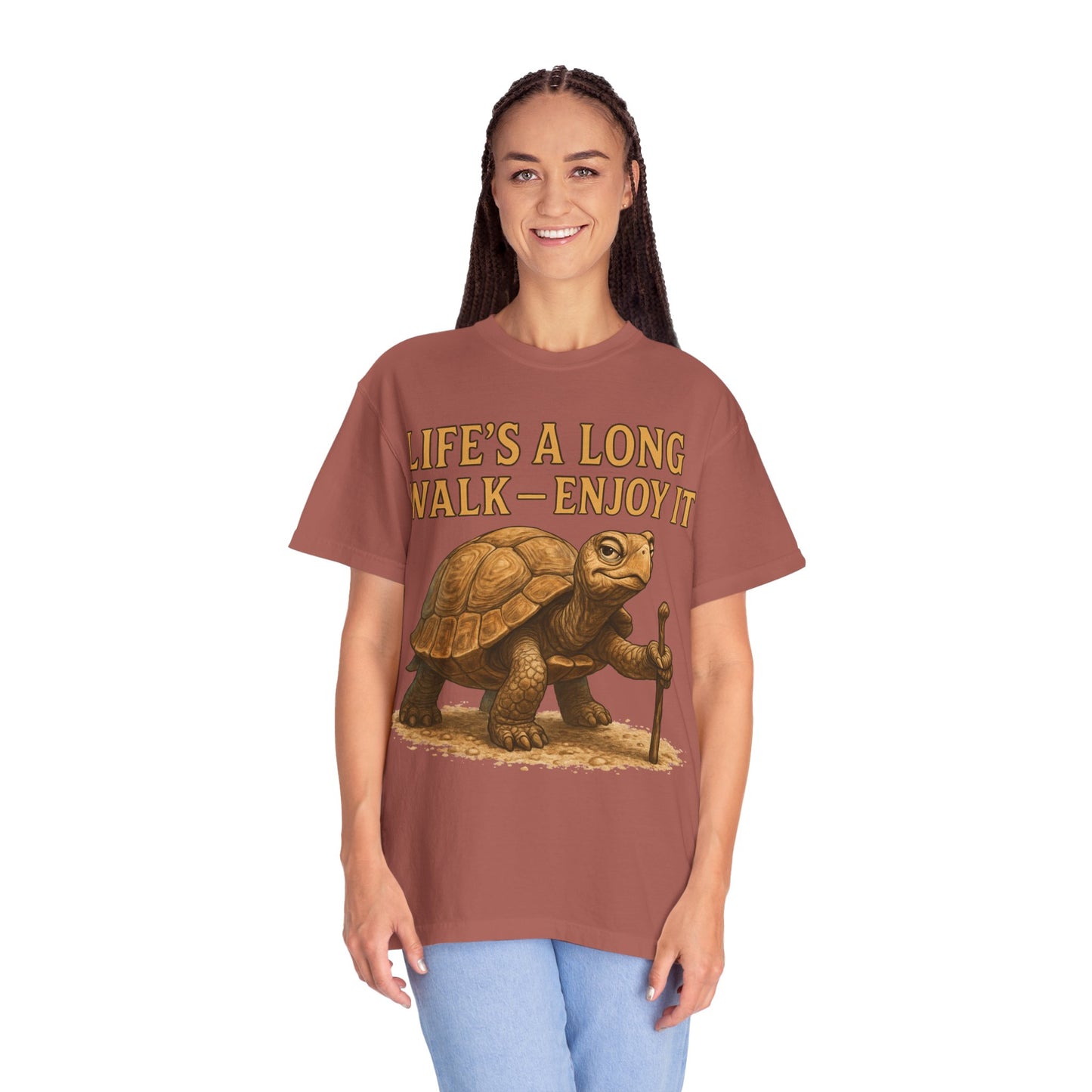 T-shirt - Slow and Methodical Tortoise Design