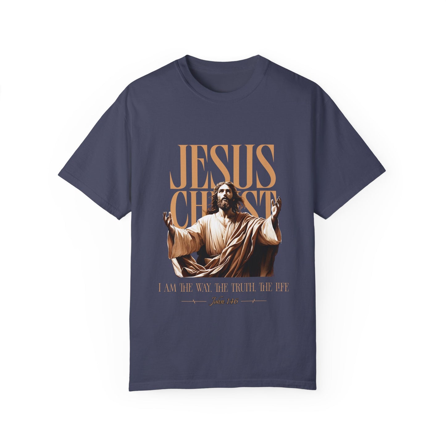 Christian Bible Verse Unisex Tee, The Way The Truth The Life John 14:6 Unisex Shirt, Religious Christian Apparel, Inspirational Graphic Tee, Christian Comfort Tee, John14:6  Scripture