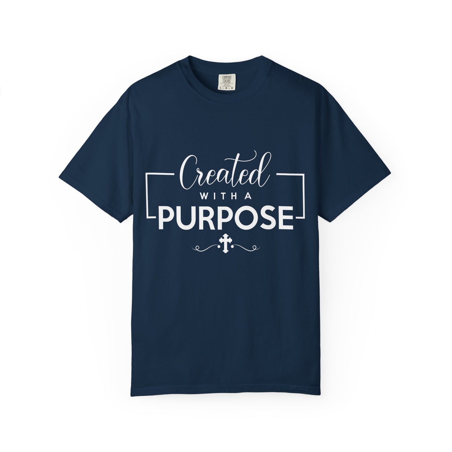 Created with a Purpose Unisex Garment-Dyed T-Shirt" Comfort Colors 1717