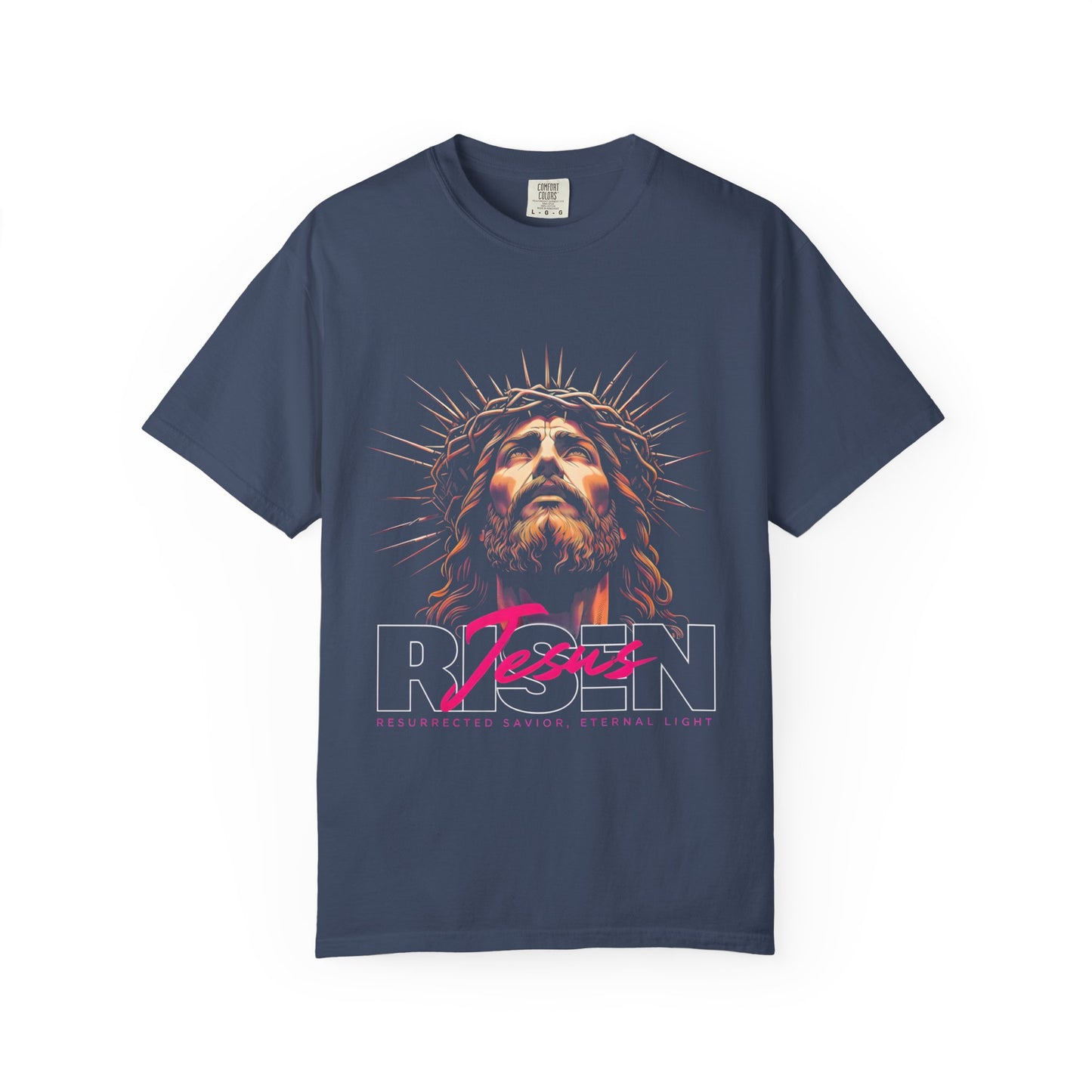 Unisex Jesus Graphic T-Shirt - Resurrected Savior, Eternal Light