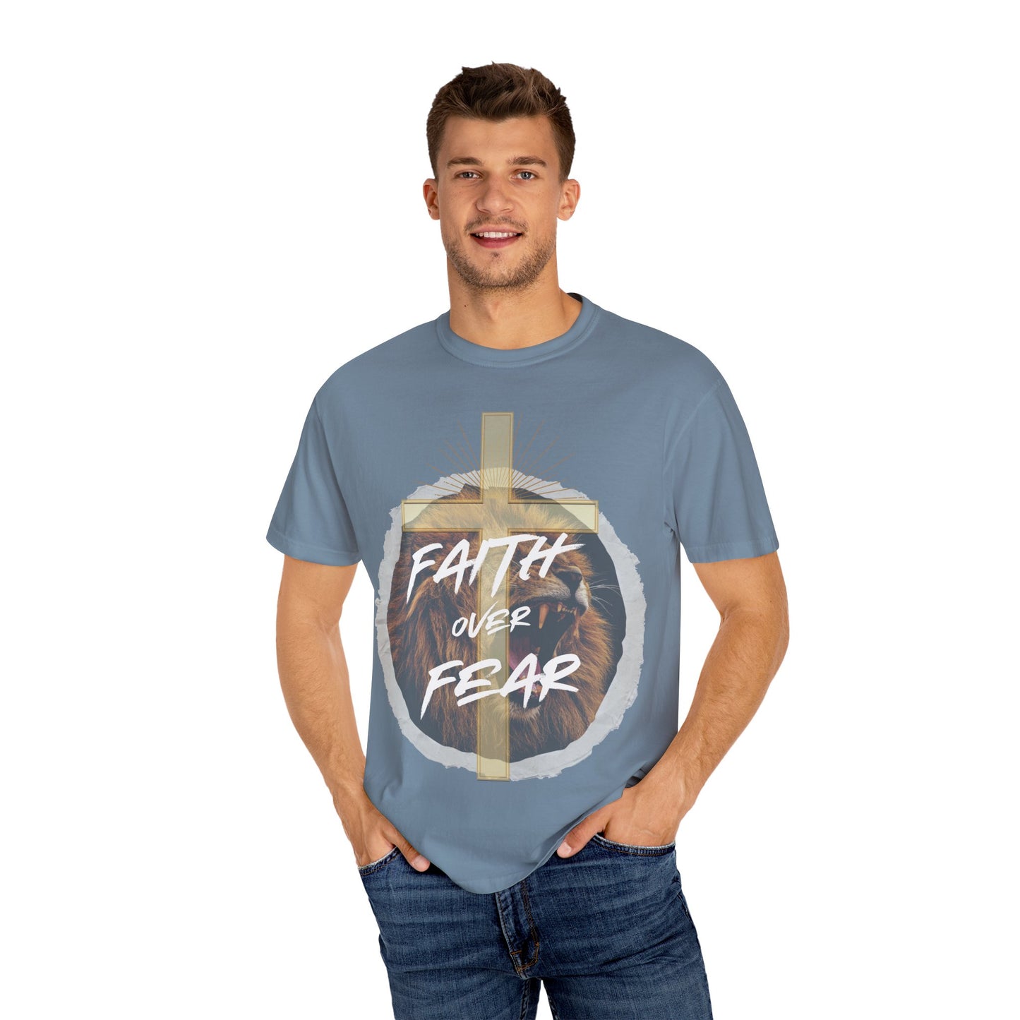 Faith over Fear Lion T-Shirt