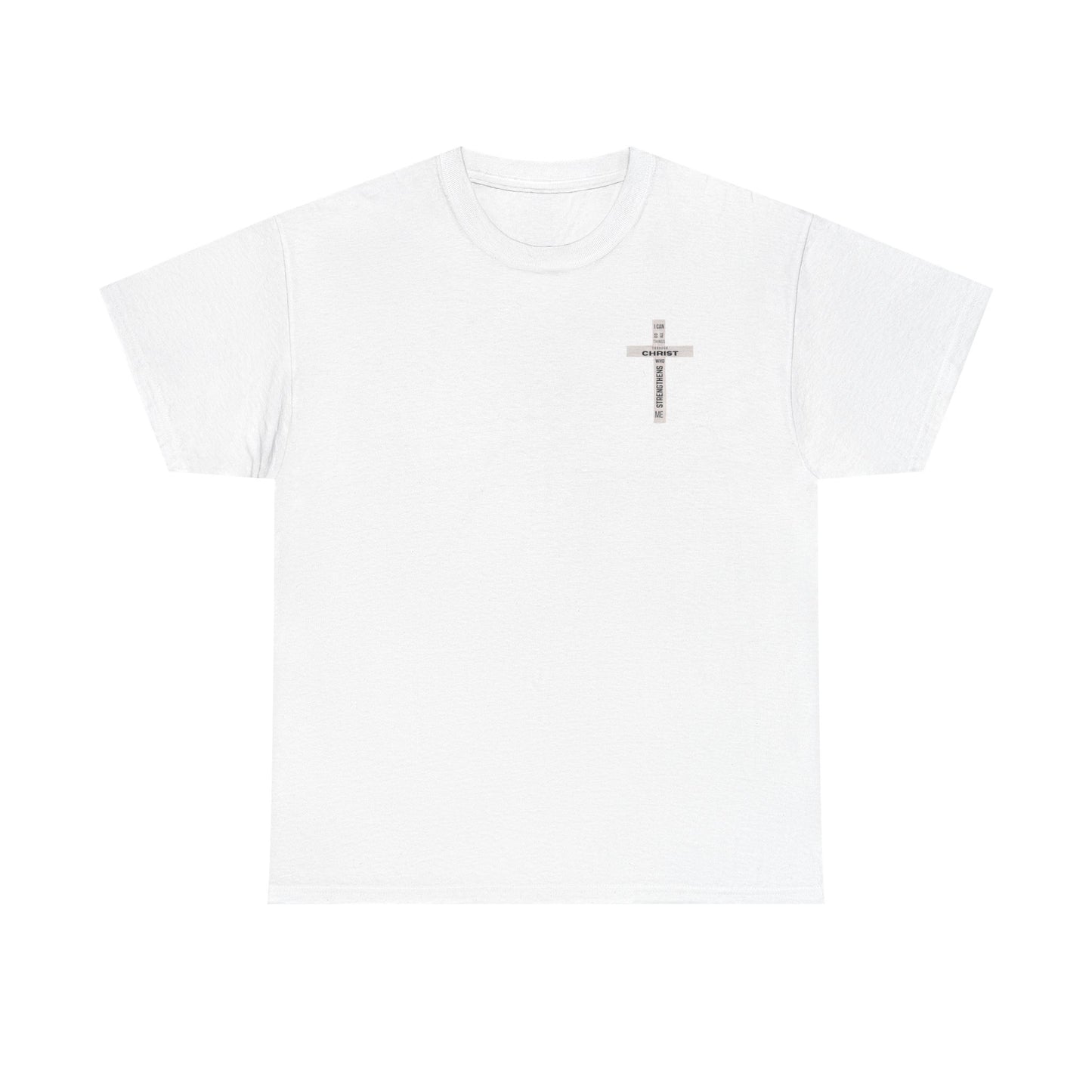 Faith-Inspired Tee - 'I Can Do All Things Through Christ'