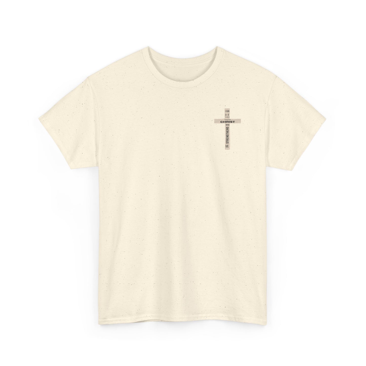 Faith-Inspired Tee - 'I Can Do All Things Through Christ'