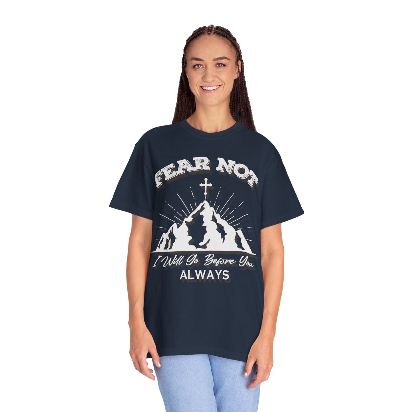 Fear Not Faith-Inspired Unisex Garment-Dyed T-Shirt