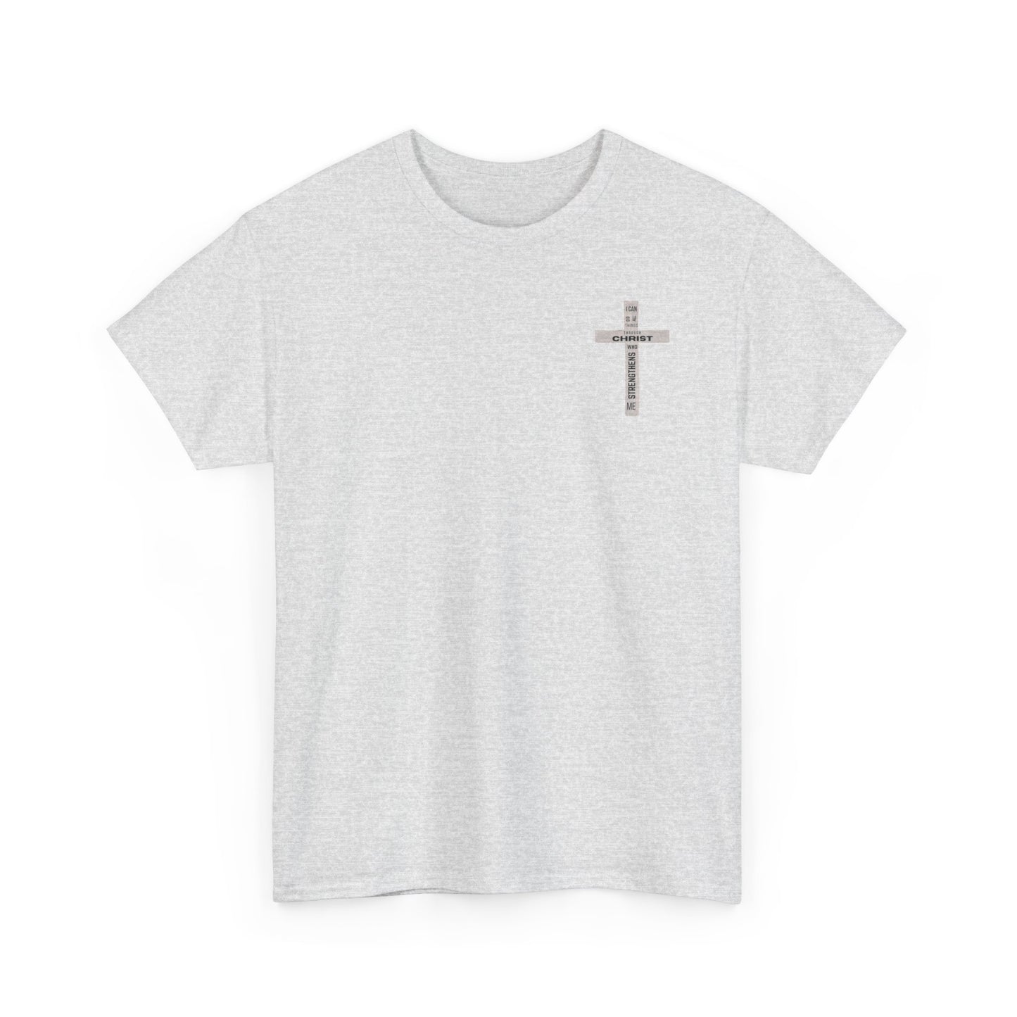 Faith-Inspired Tee - 'I Can Do All Things Through Christ'