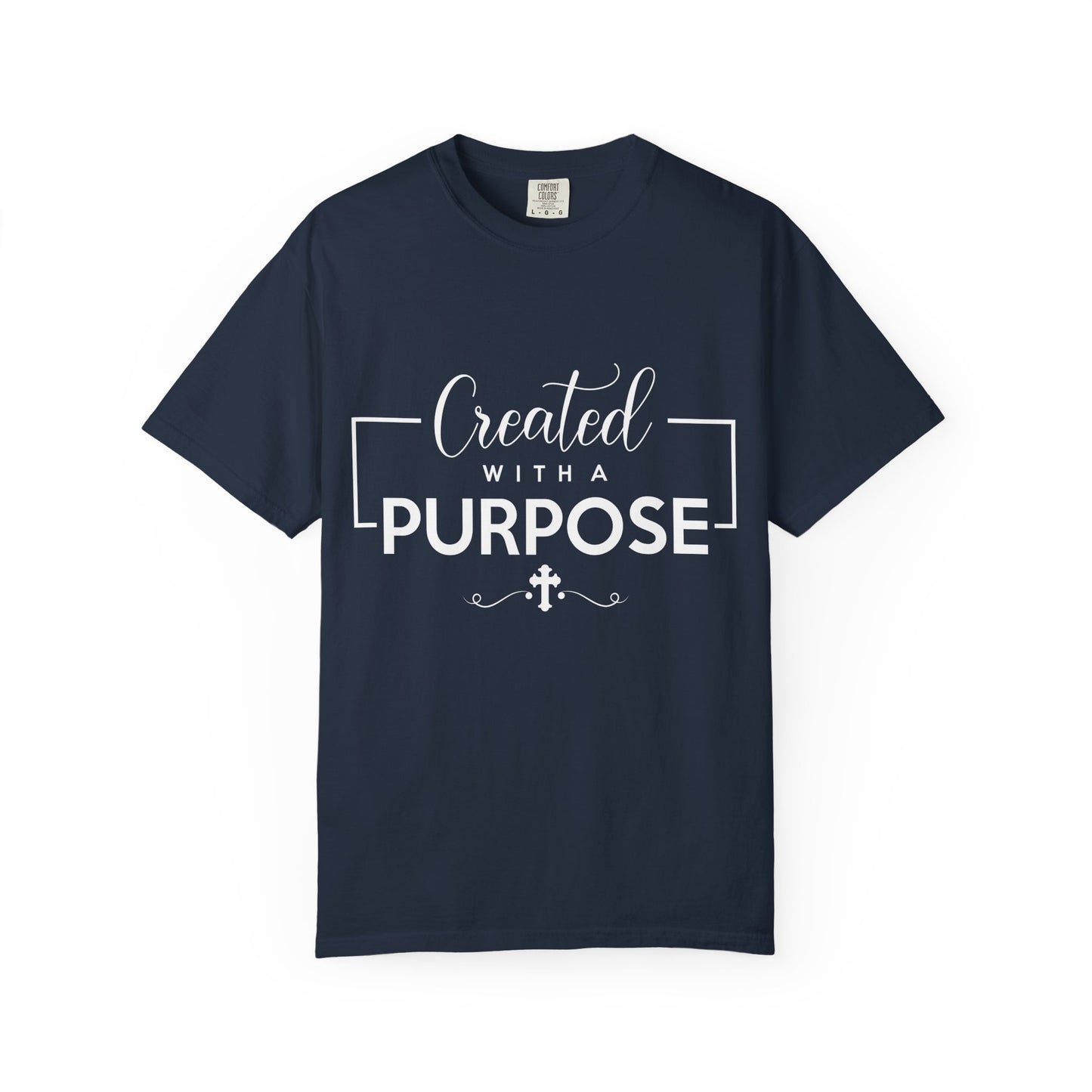 Created with a Purpose Unisex Garment-Dyed T-Shirt" Comfort Colors 1717