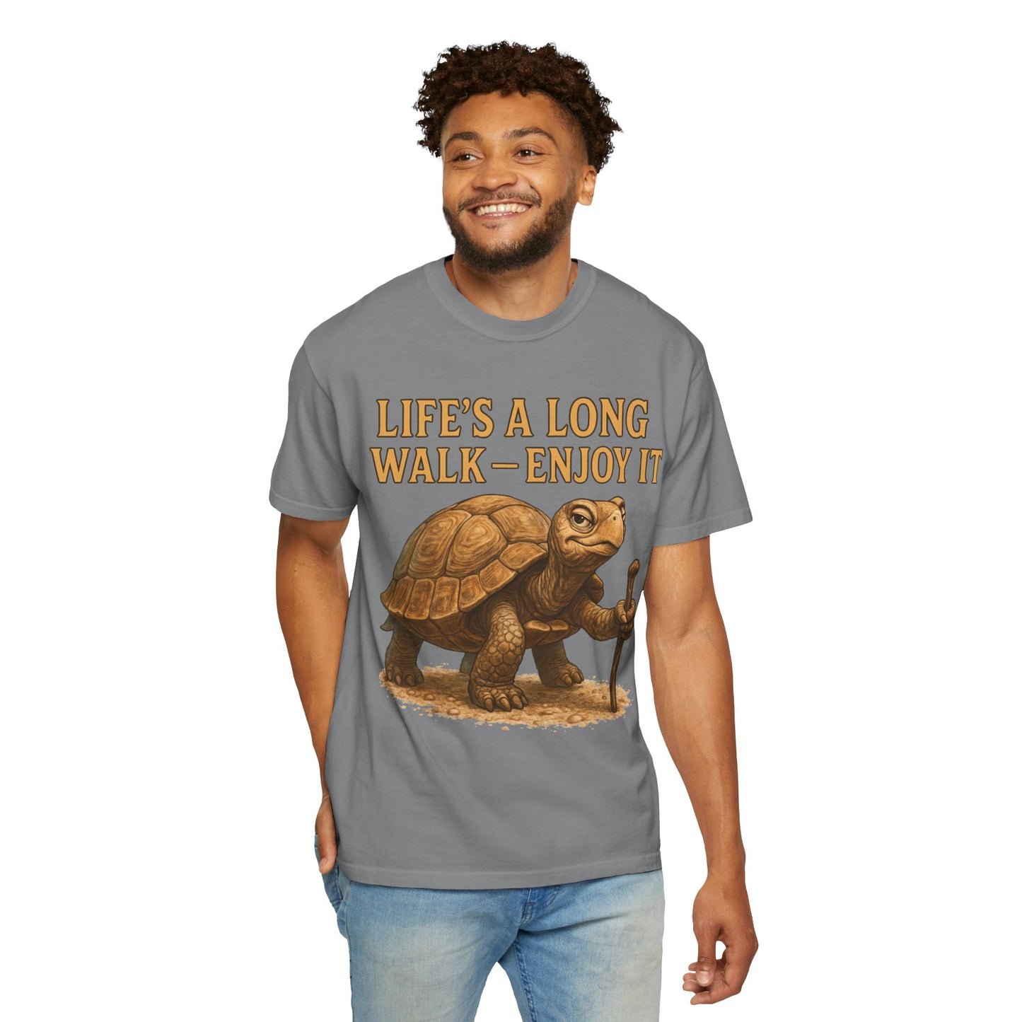 T-shirt - Slow and Methodical Tortoise Design