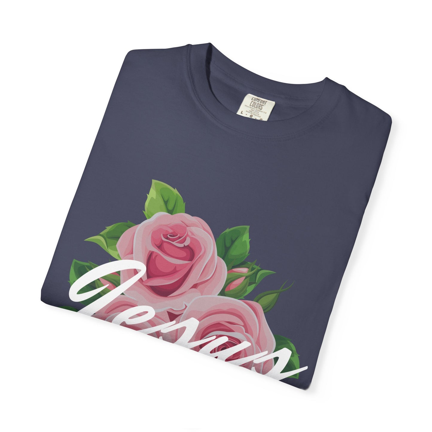 Jesus Floral T-shirt, Vintage Shirt, Christian Apparel, Flower Graphic Tee, Faith-based Gift, Unisex Fashion
