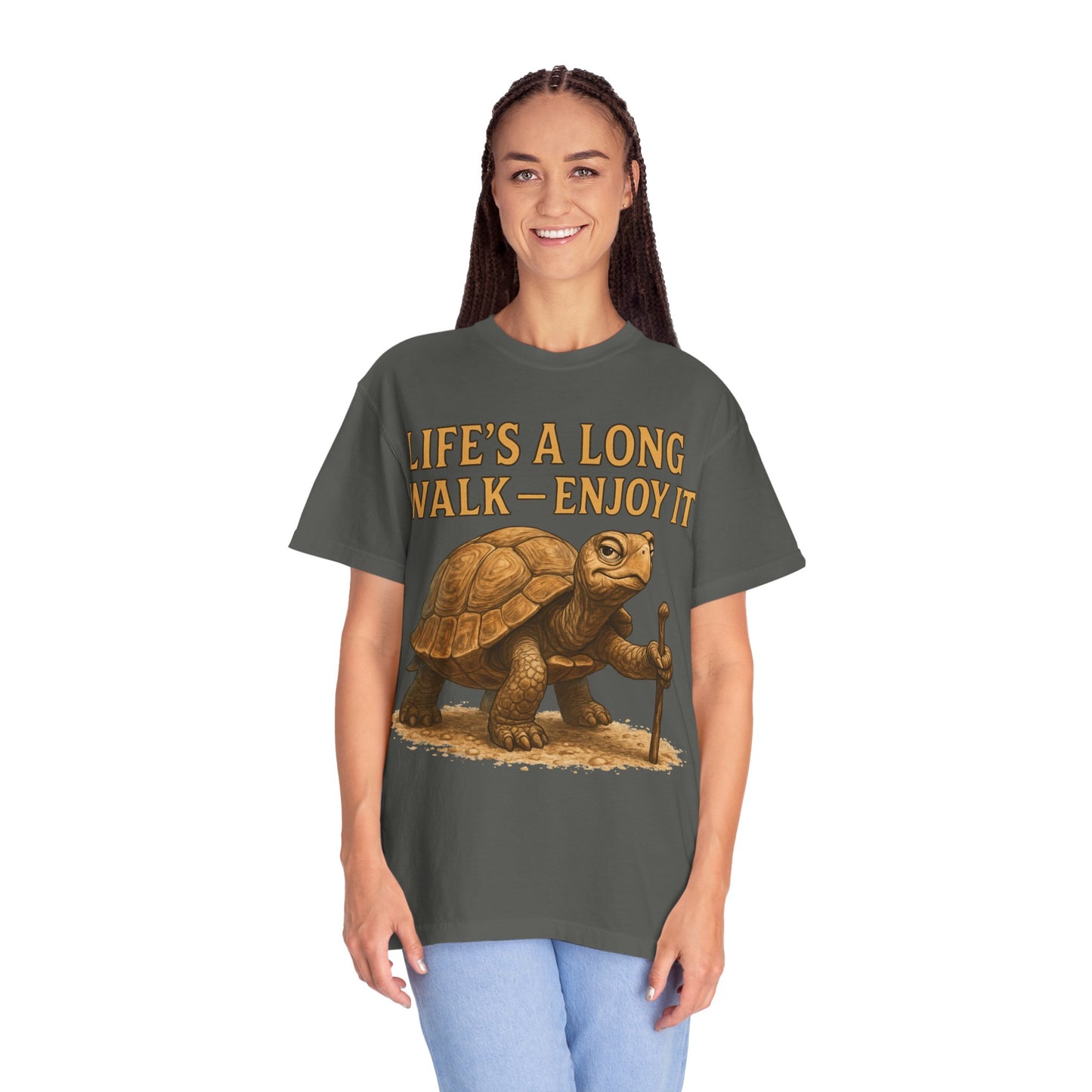 T-shirt - Slow and Methodical Tortoise Design