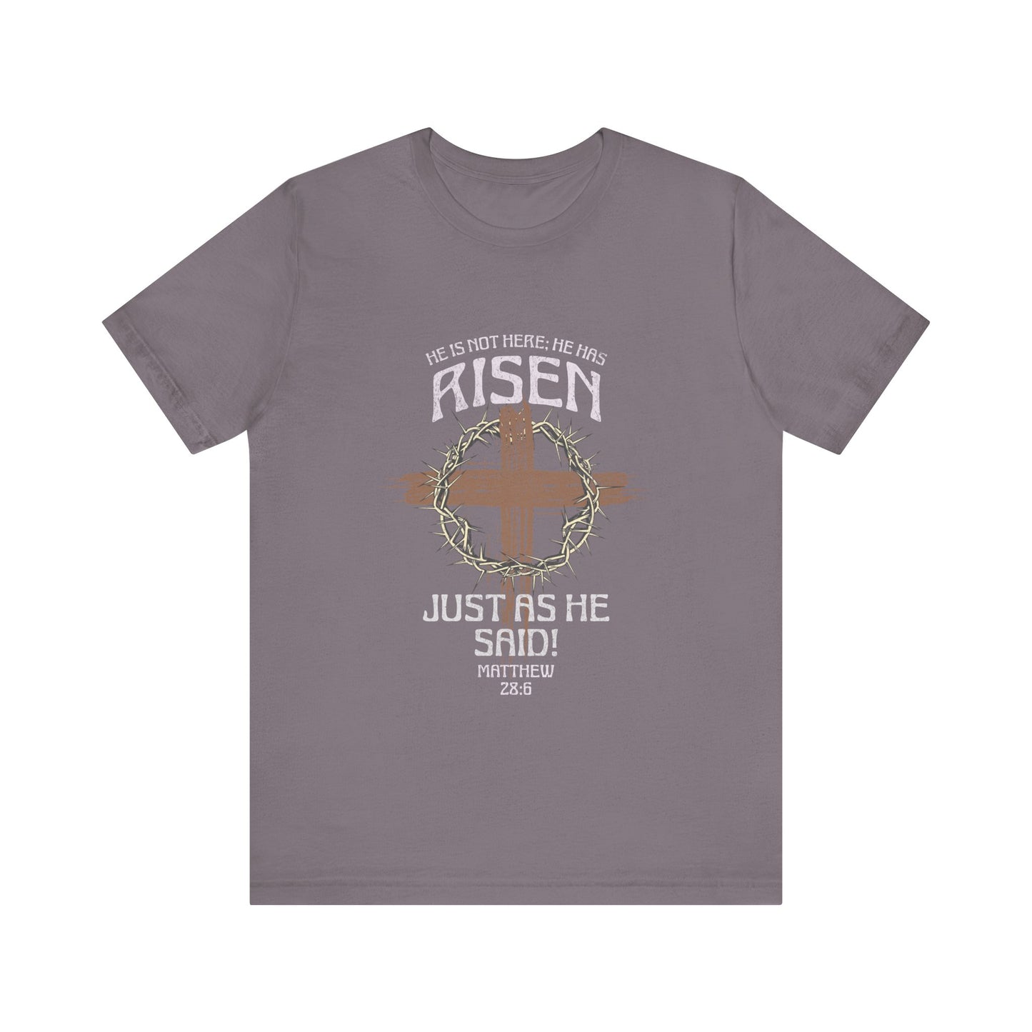 Christian Inspirational T-Shirt 'He Has Risen' Unisex Tee