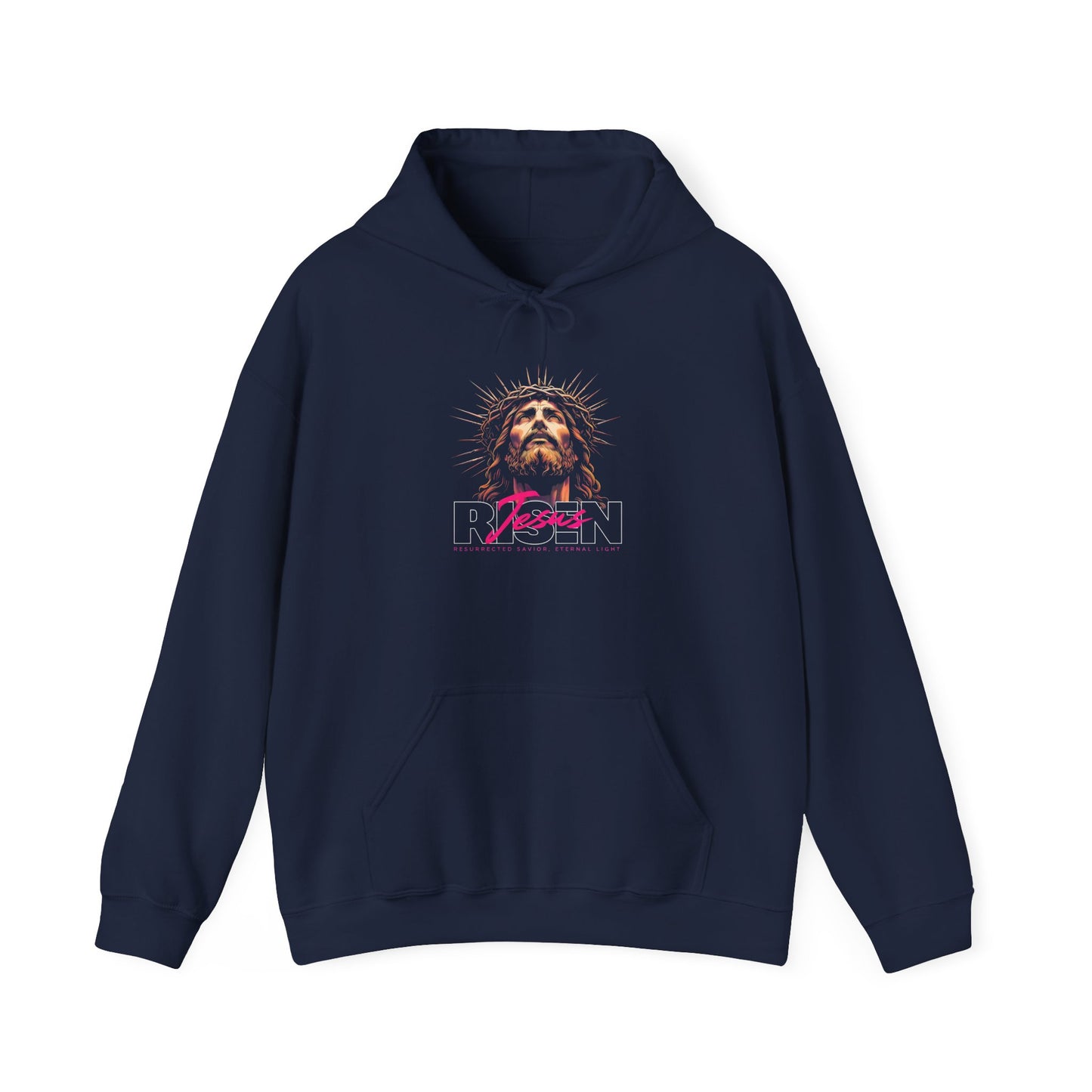 Risen Jesus Graphic Hooded Sweatshirt - Unisex Heavy Blend™