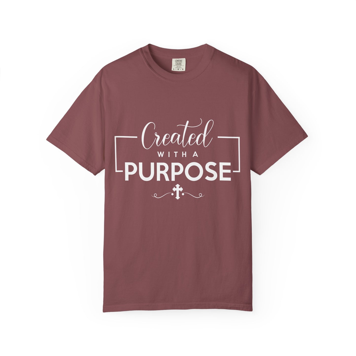 Created with a Purpose Unisex Garment-Dyed T-Shirt" Comfort Colors 1717
