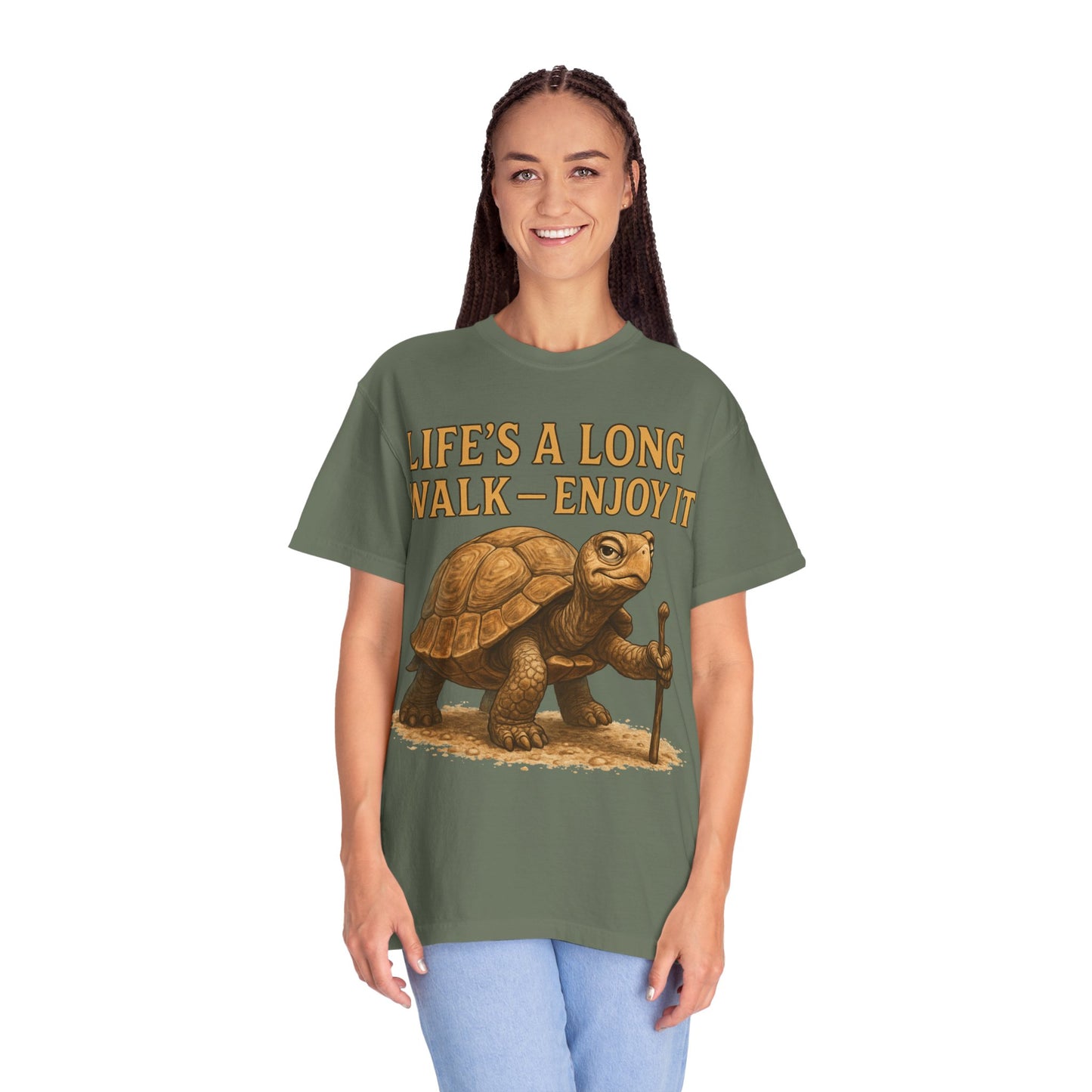 T-shirt - Slow and Methodical Tortoise Design