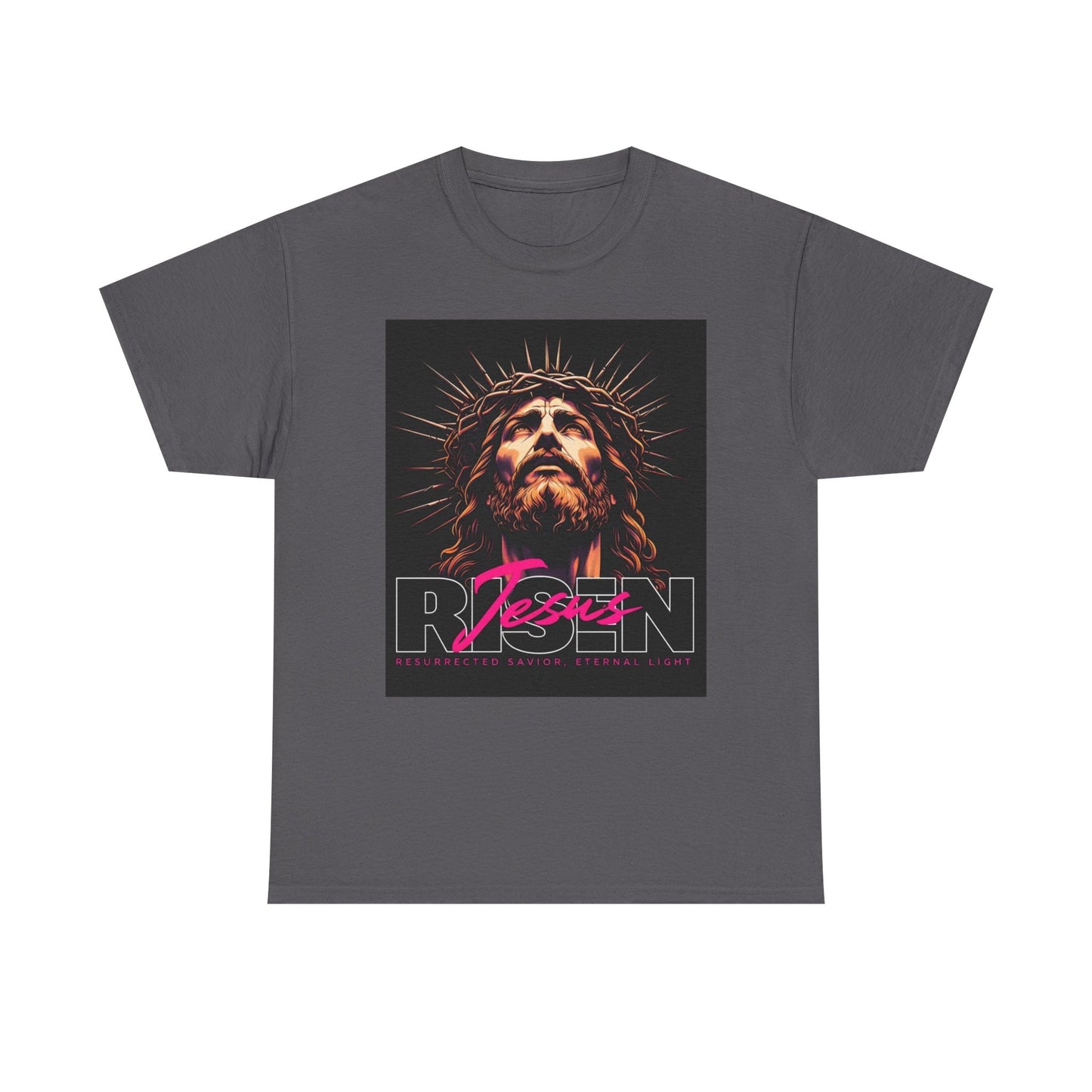 Faith Inspired Unisex Heavy Cotton Tee - Jesus Design
