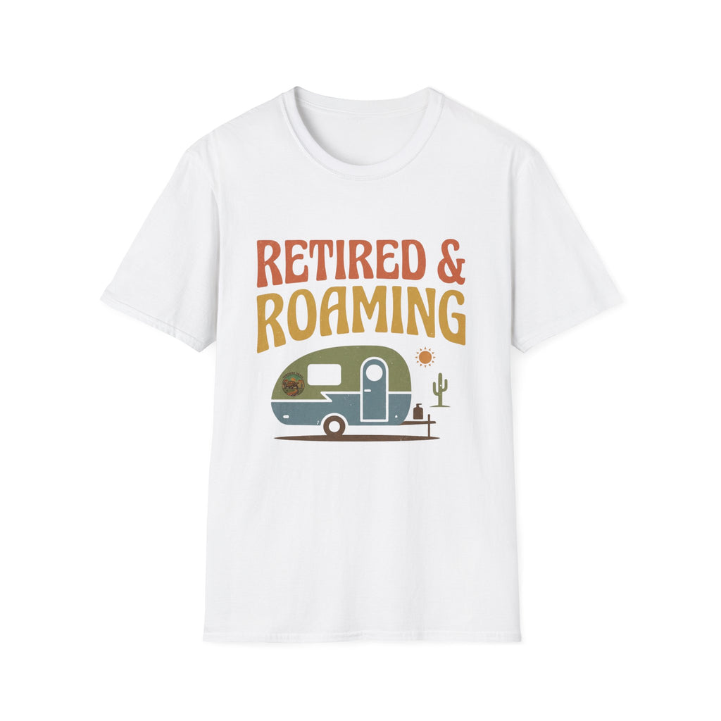Retro Retired & Roaming  Tee Shirt