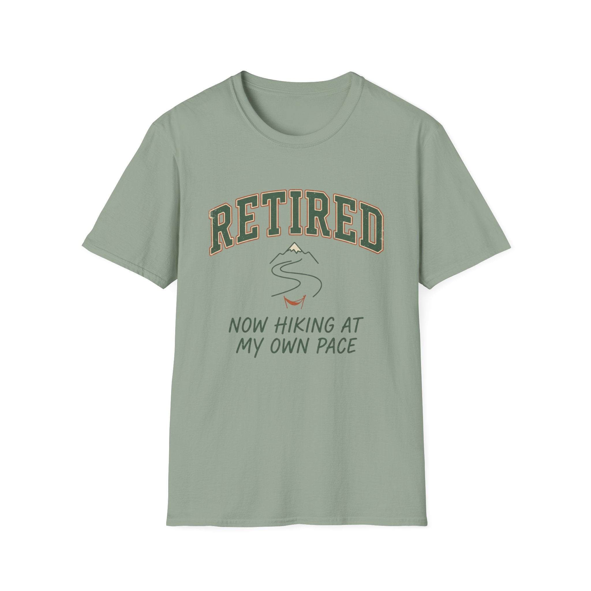 Retired Hiking at my own Pace Tee Shirt