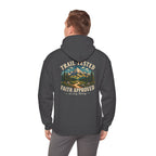 Trail Tested Hoodie — 'Trail Tested Faith Approved' Mountain Adventure Sweatshirt