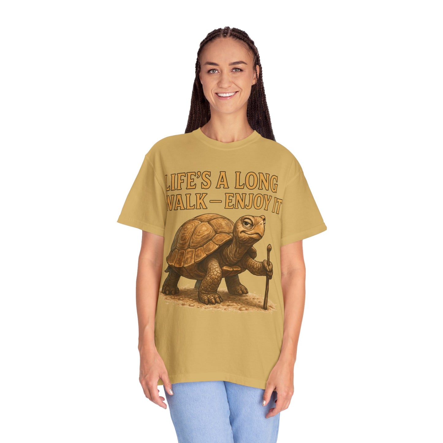 T-shirt - Slow and Methodical Tortoise Design