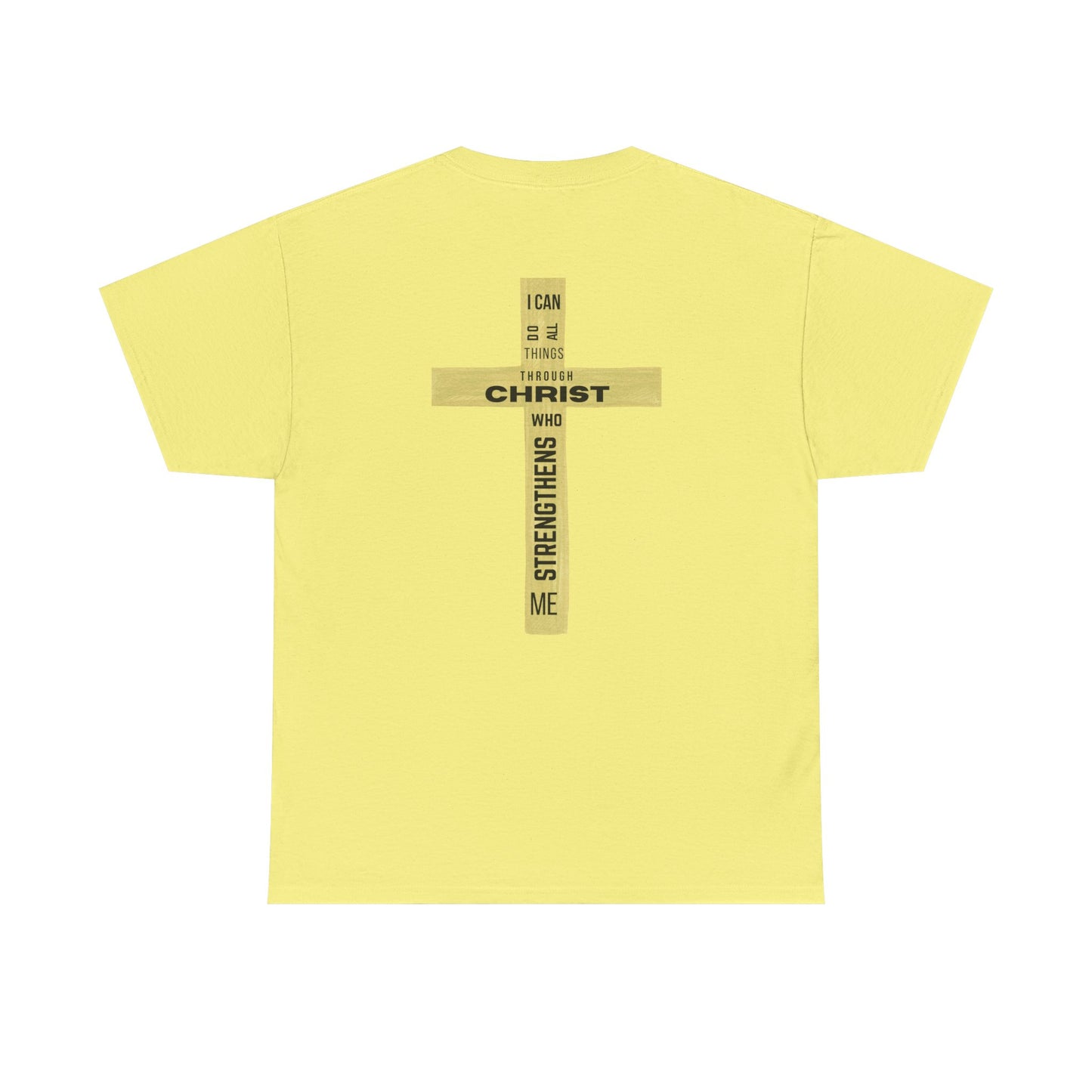Faith-Inspired Tee - 'I Can Do All Things Through Christ'